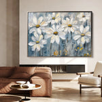Floral Canvas Wall Art WAD286-F 90 x 60 cm / Stretched on hidden frame