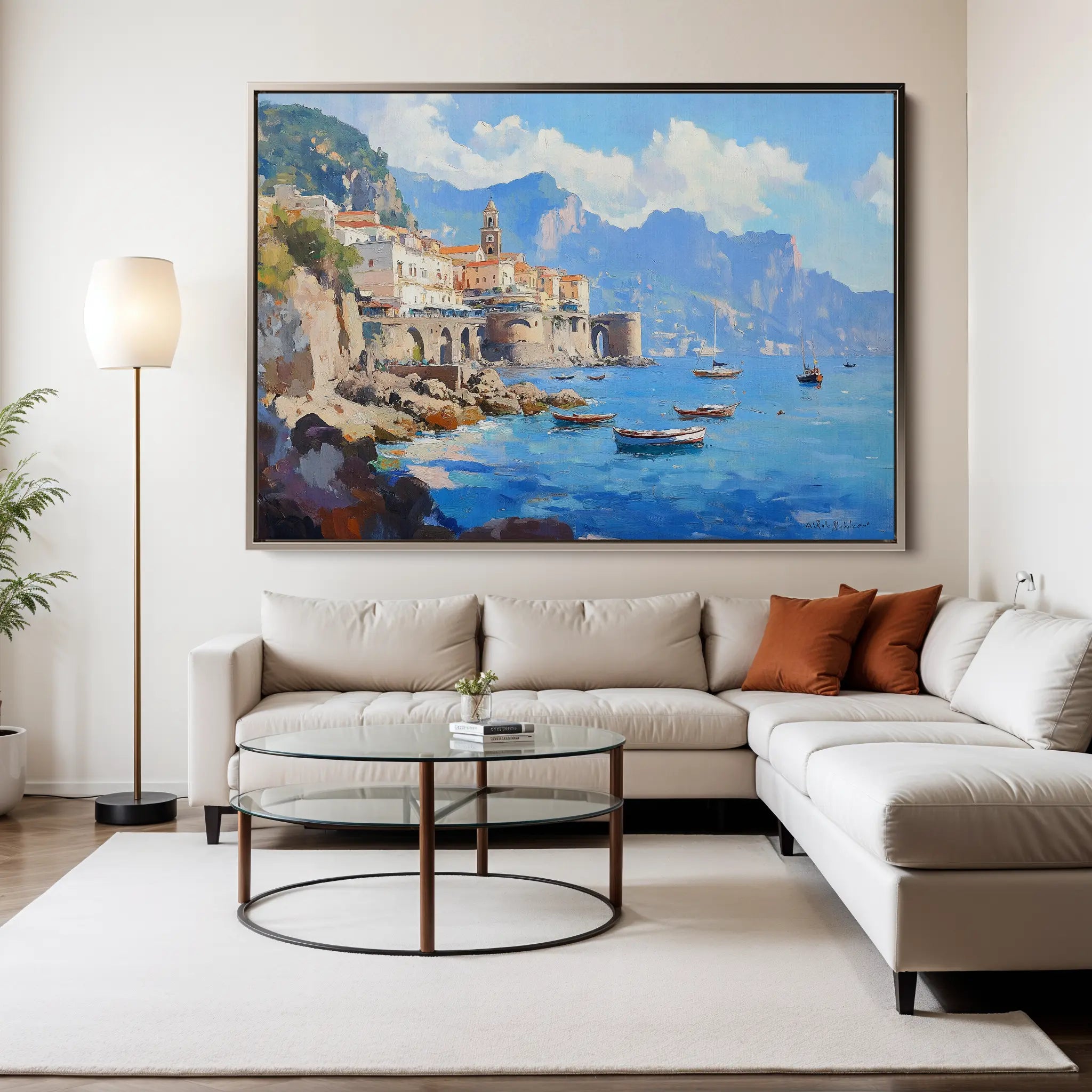 Landscape Canvas Wall Art WAD286-L 90 x 60 cm / Stretched on hidden frame