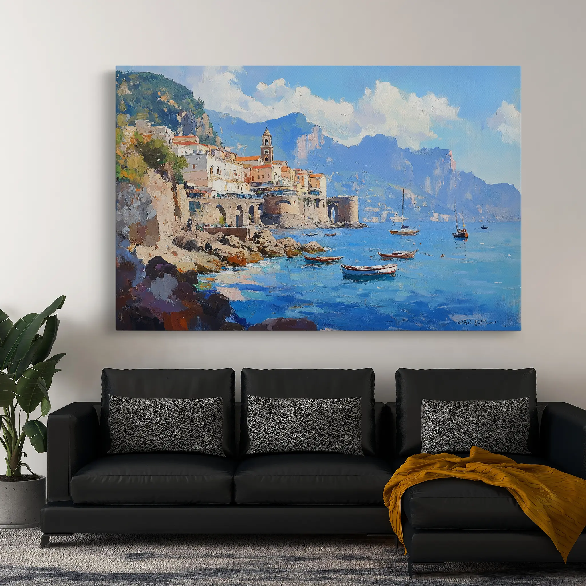 Landscape Canvas Wall Art WAD286-L 90 x 60 cm / Stretched on hidden frame