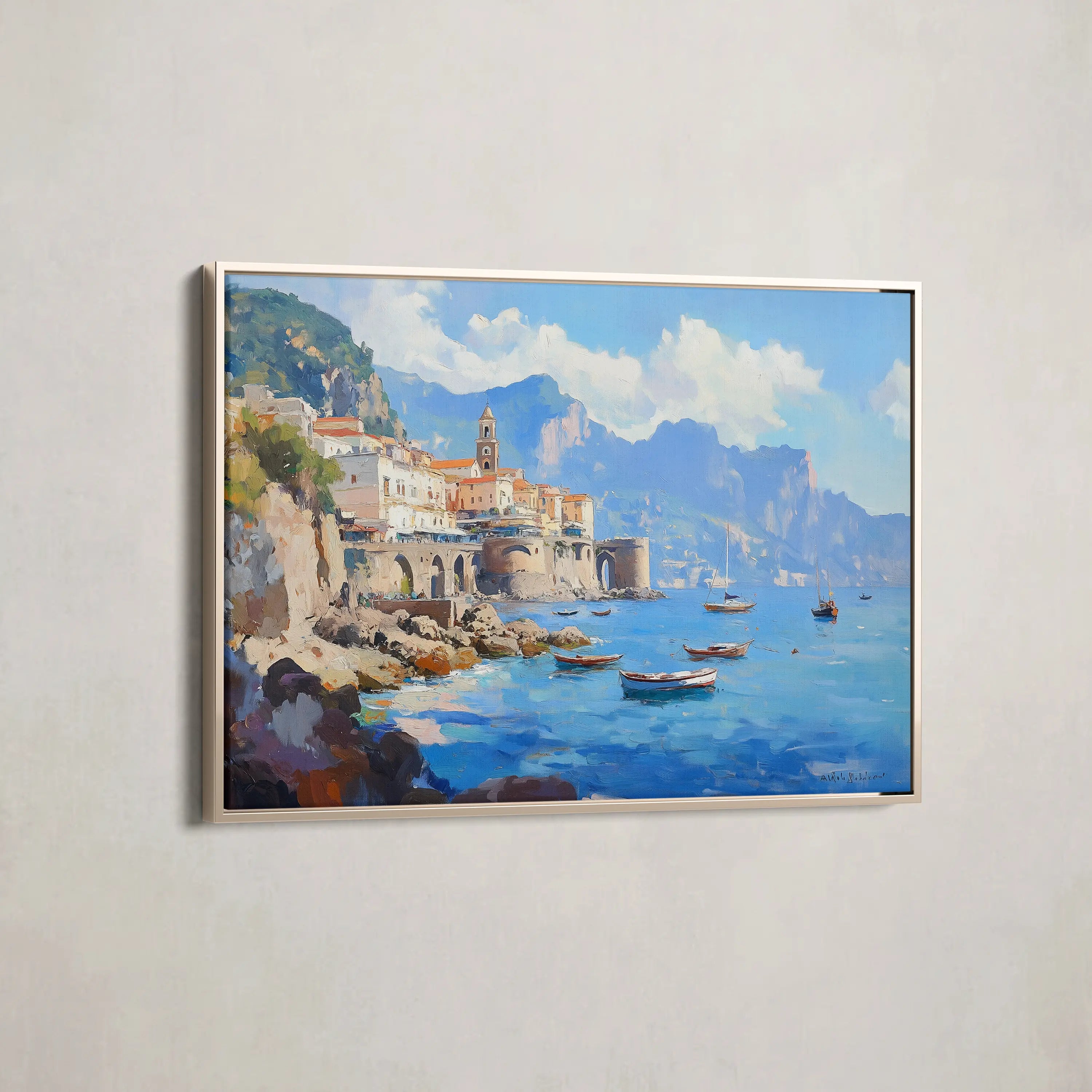 Landscape Canvas Wall Art WAD286-L 90 x 60 cm / Stretched on hidden frame