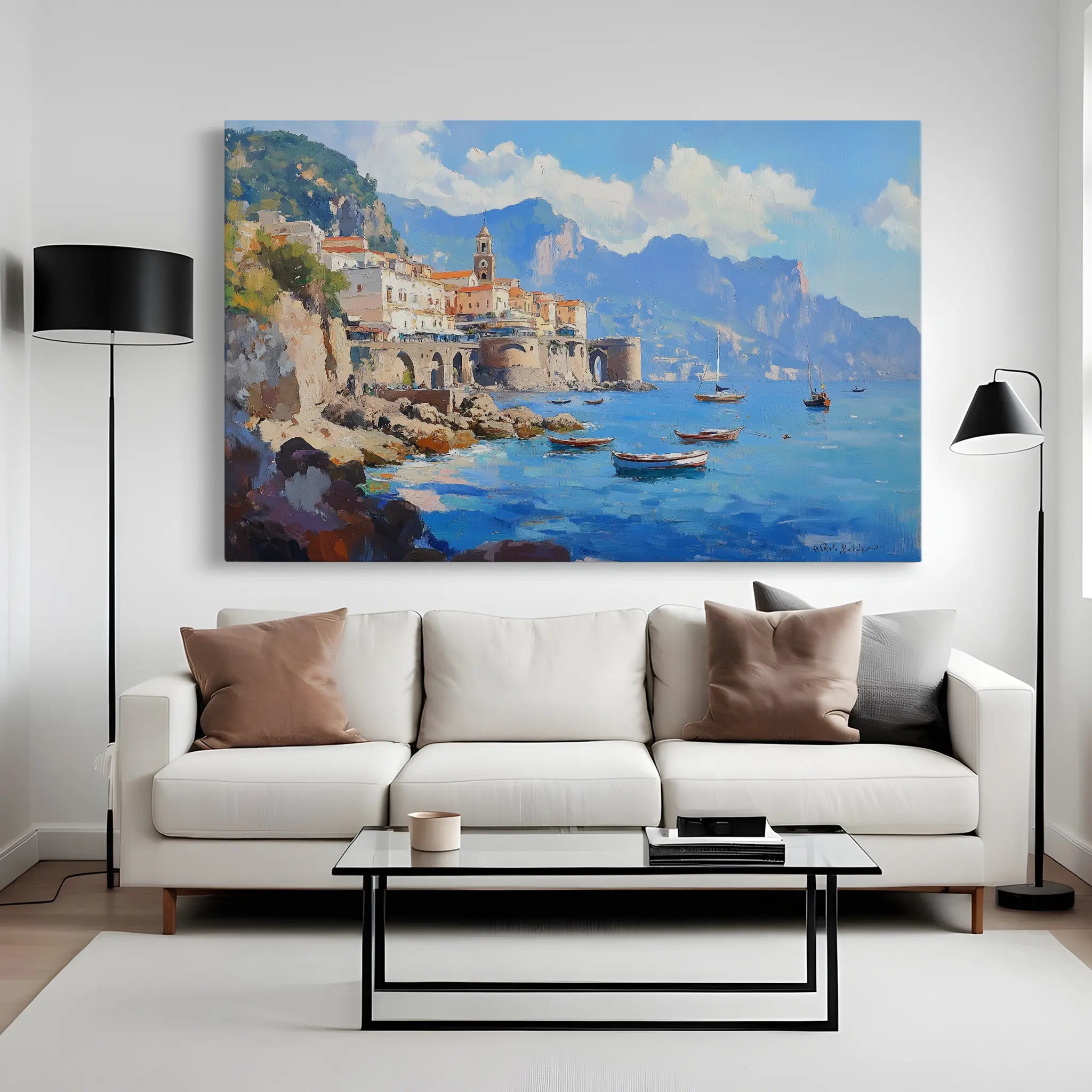 Landscape Canvas Wall Art WAD286-L 90 x 60 cm / Stretched on hidden frame