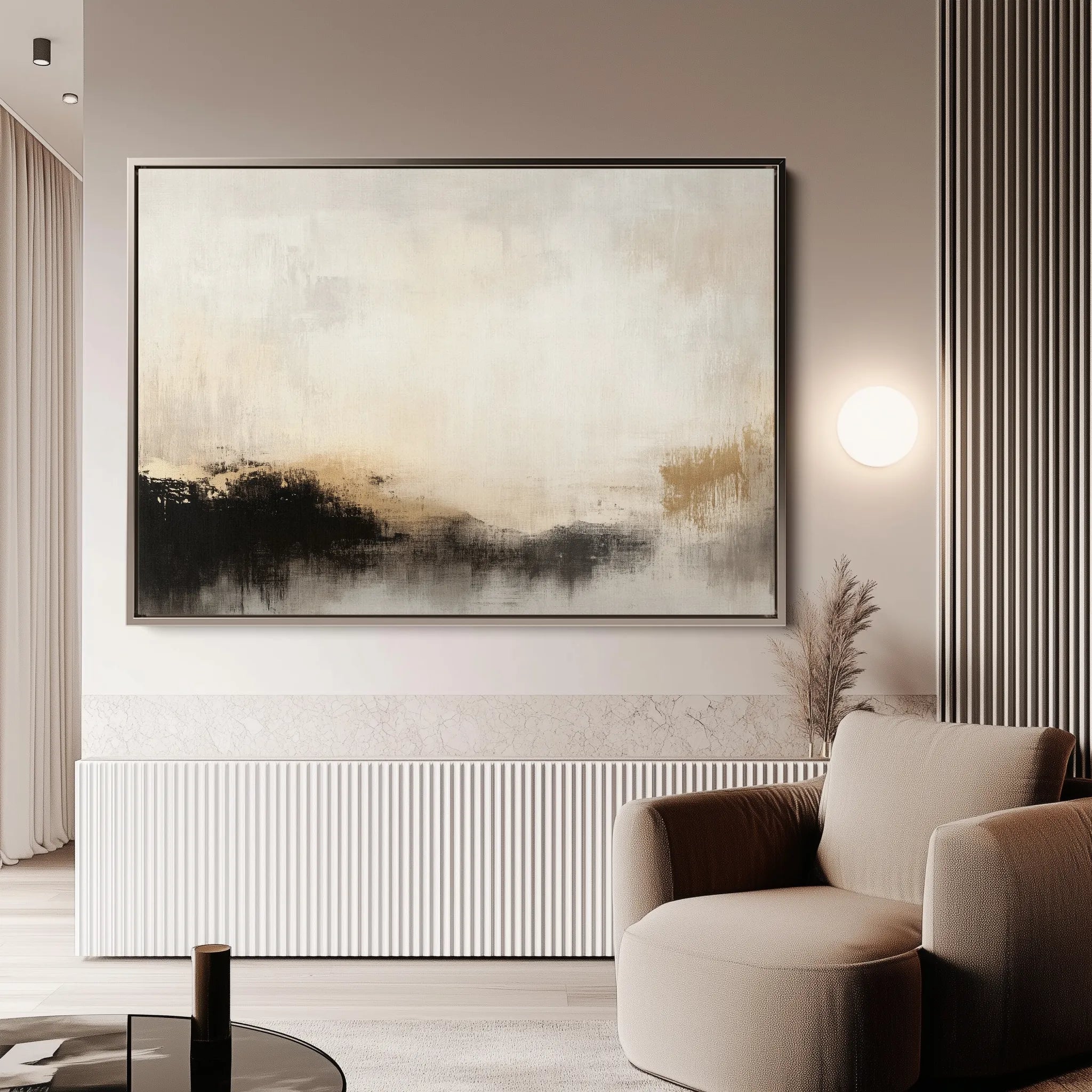 Abstract Canvas Wall Art WAD287-A 90 x 60 cm / Stretched on hidden frame