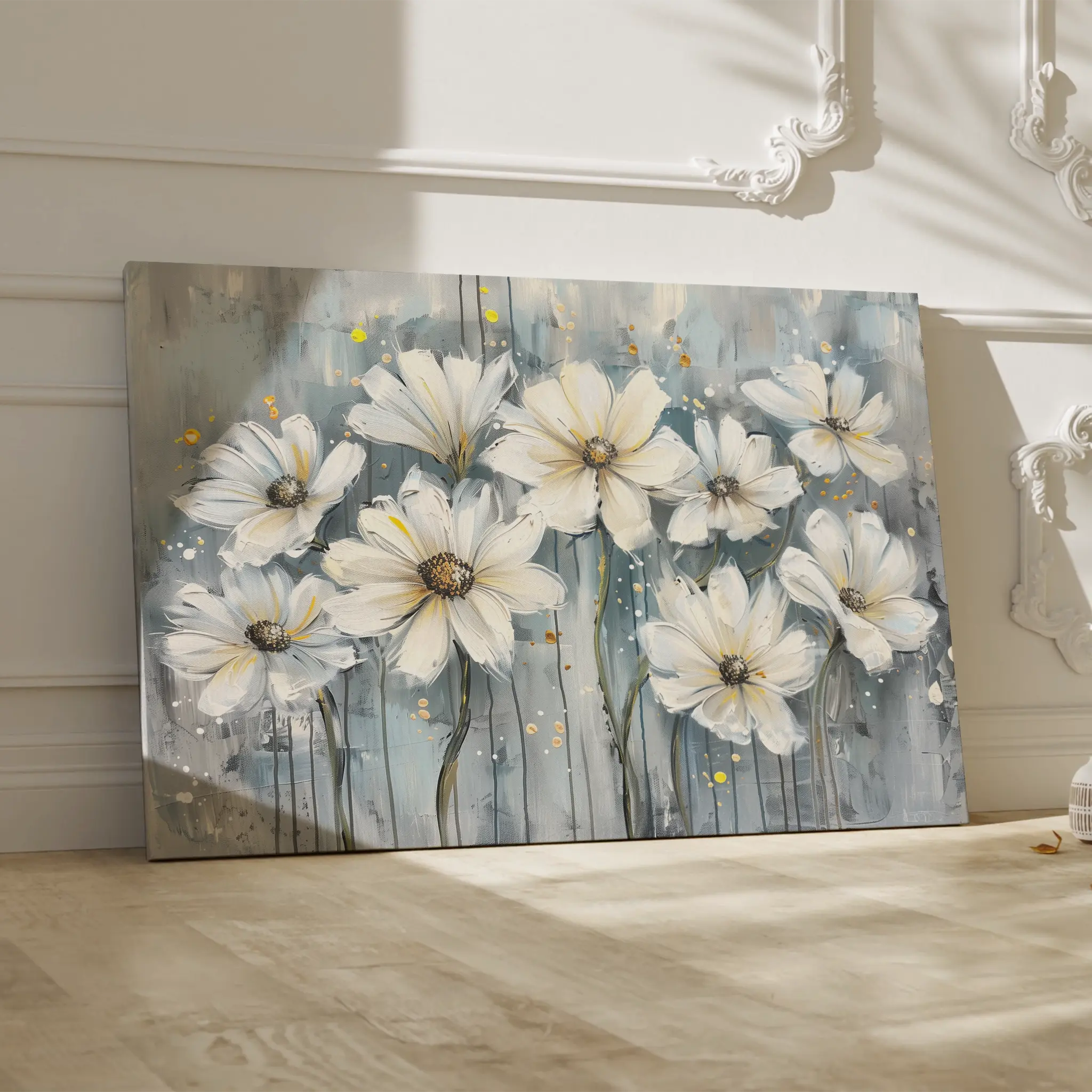 Floral Canvas Wall Art WAD287-F 90 x 60 cm / Stretched on hidden frame