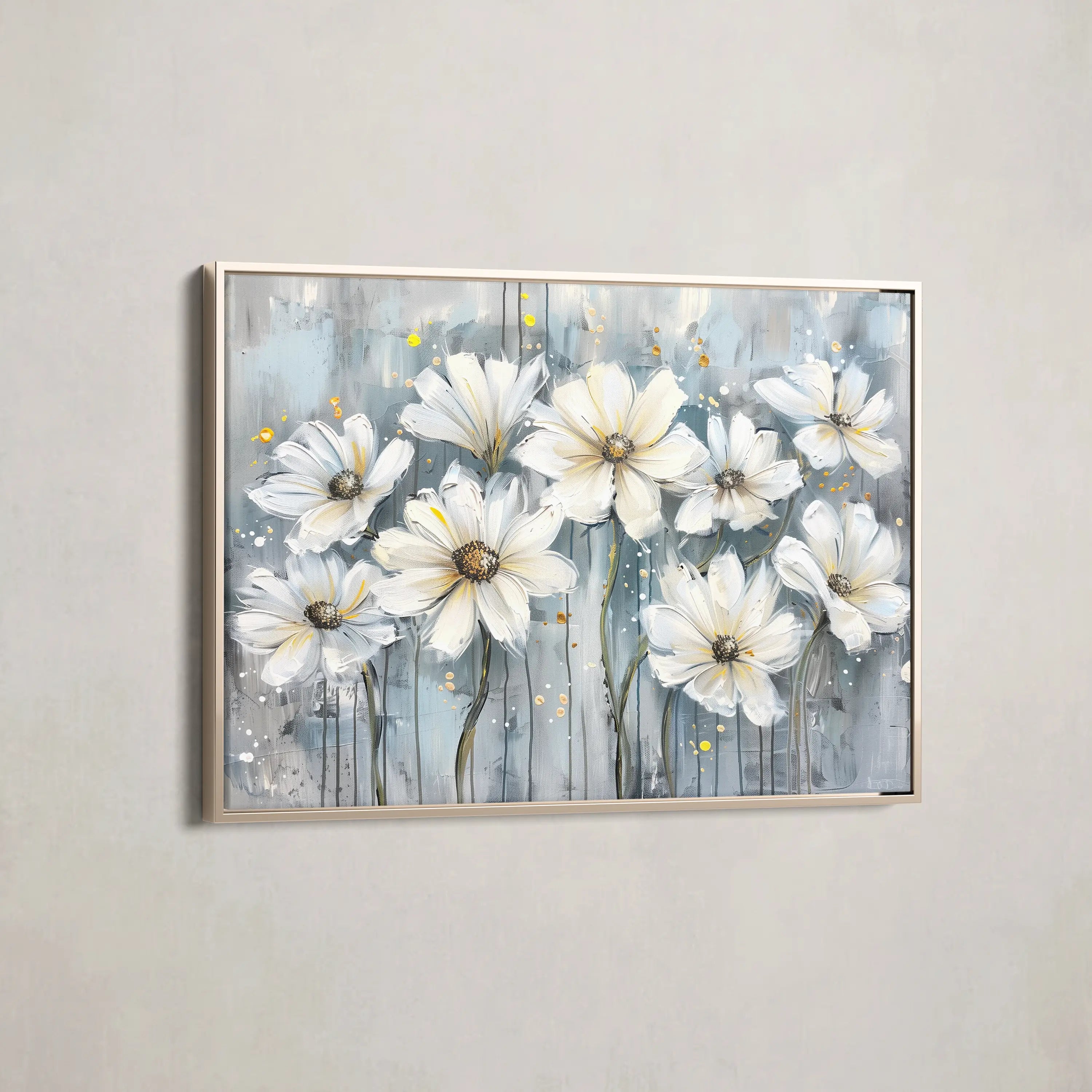 Floral Canvas Wall Art WAD287-F 90 x 60 cm / Stretched on hidden frame