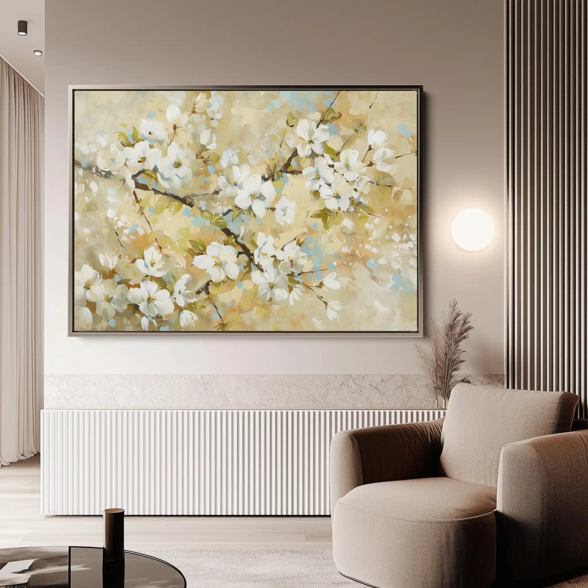 Floral Canvas Wall Art WAD288-F 90 x 60 cm / Stretched on hidden frame