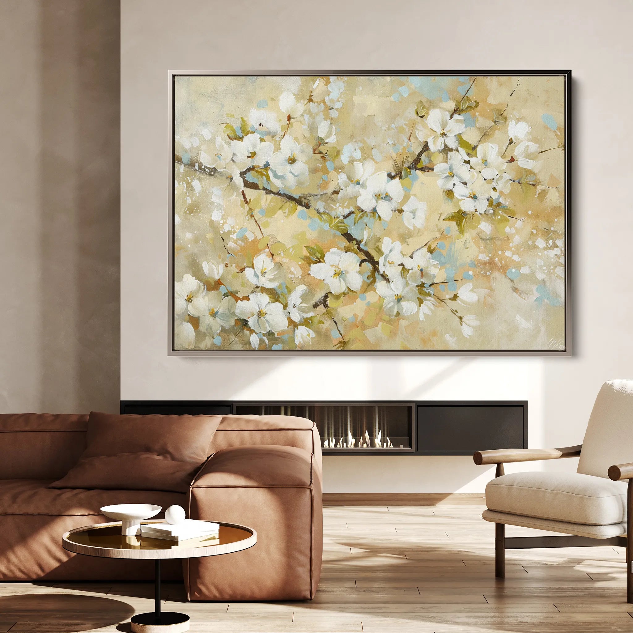 Floral Canvas Wall Art WAD288-F 90 x 60 cm / Stretched on hidden frame