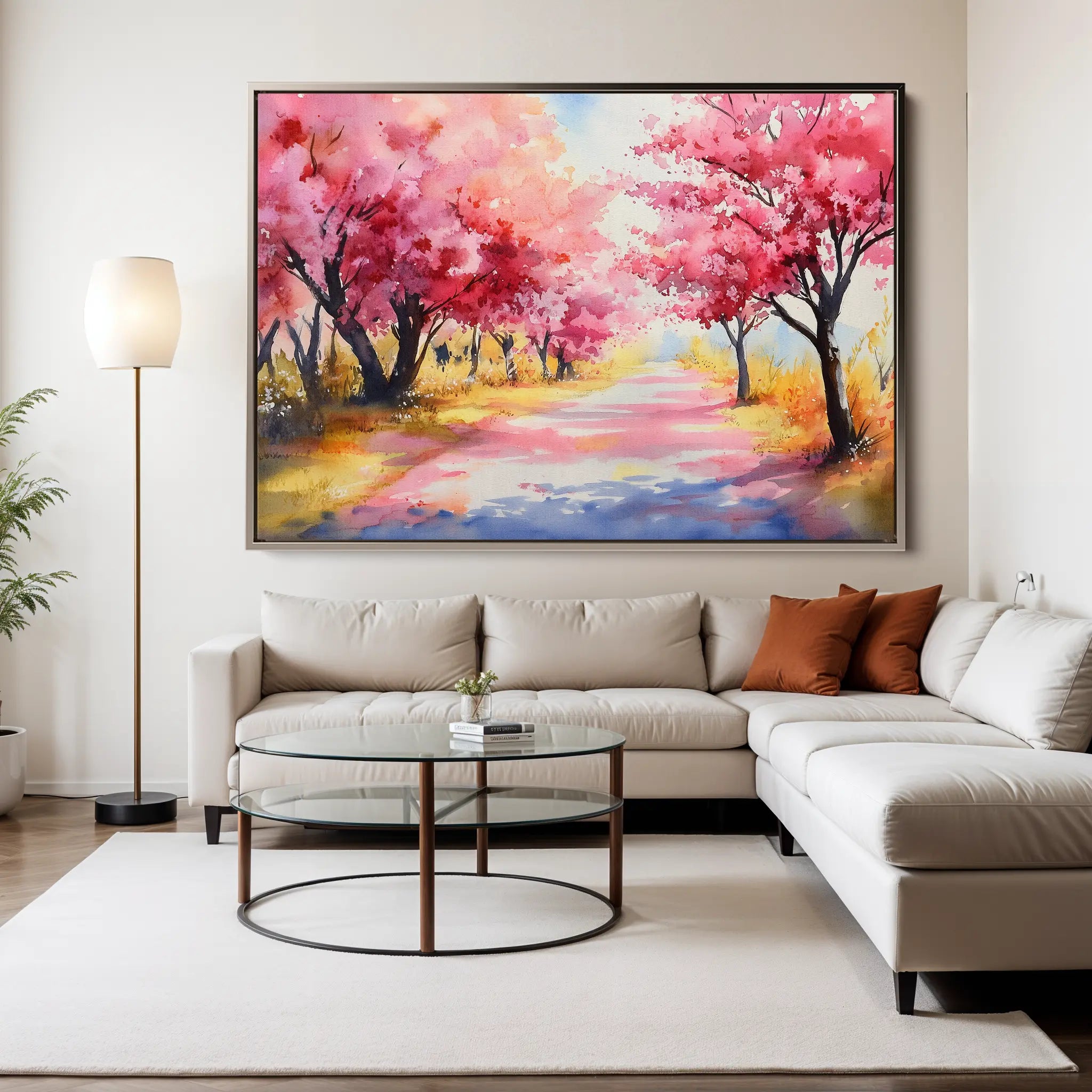 Landscape Canvas Wall Art WAD288-L 90 x 60 cm / Stretched on hidden frame