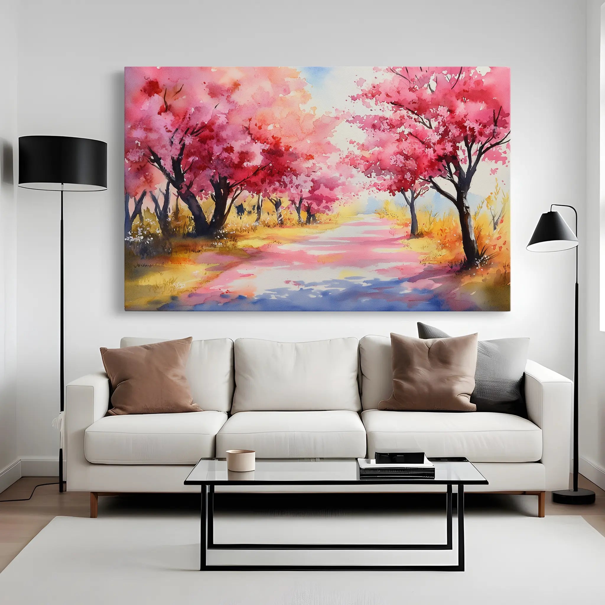 Landscape Canvas Wall Art WAD288-L 90 x 60 cm / Stretched on hidden frame