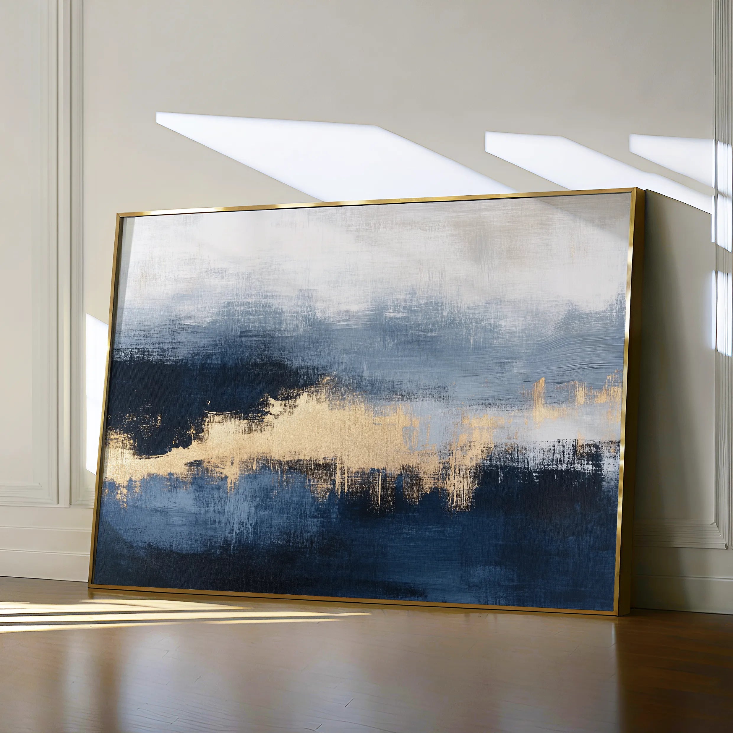 Abstract Canvas Wall Art WAD289-A 90 x 60 cm / Stretched on hidden frame