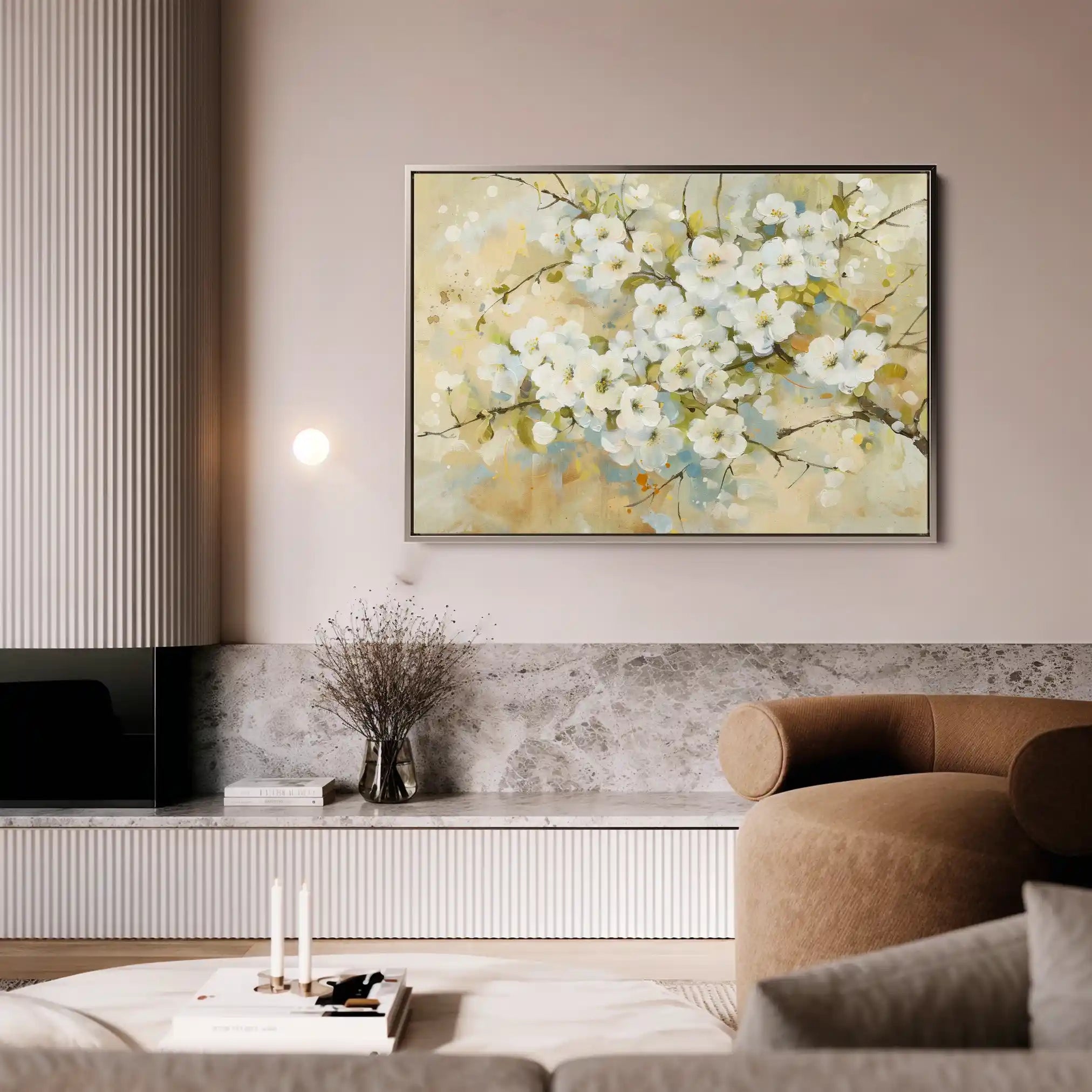 Floral Canvas Wall Art WAD289-F 90 x 60 cm / Stretched on hidden frame