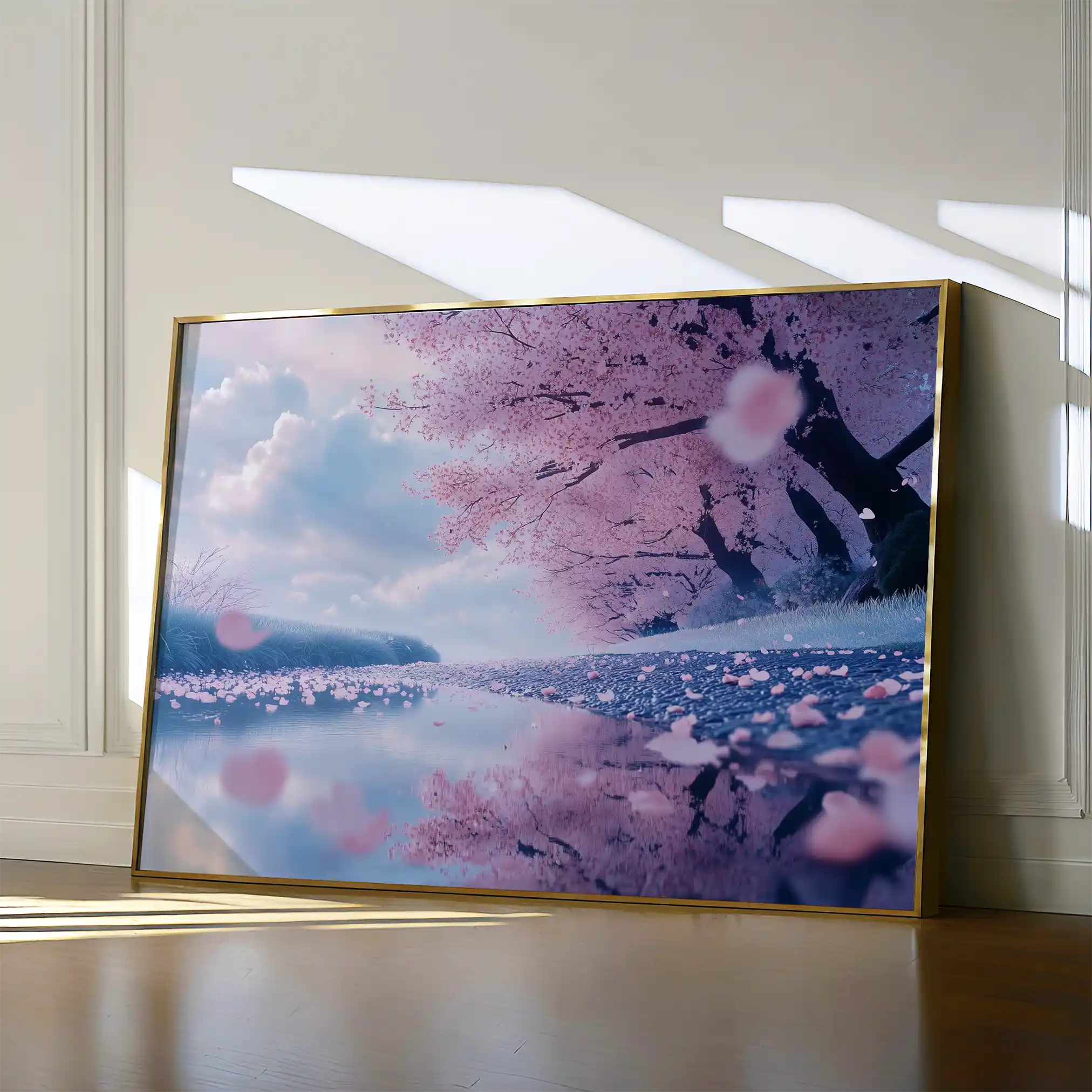 Landscape 289 Canvas Art 90 x 60 cm / Stretched on hidden frame