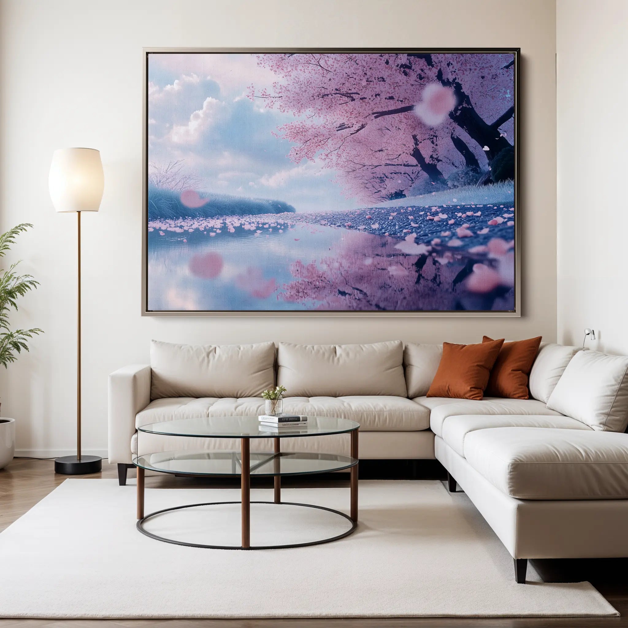 Landscape Canvas Wall Art WAD289-L 90 x 60 cm / Stretched on hidden frame