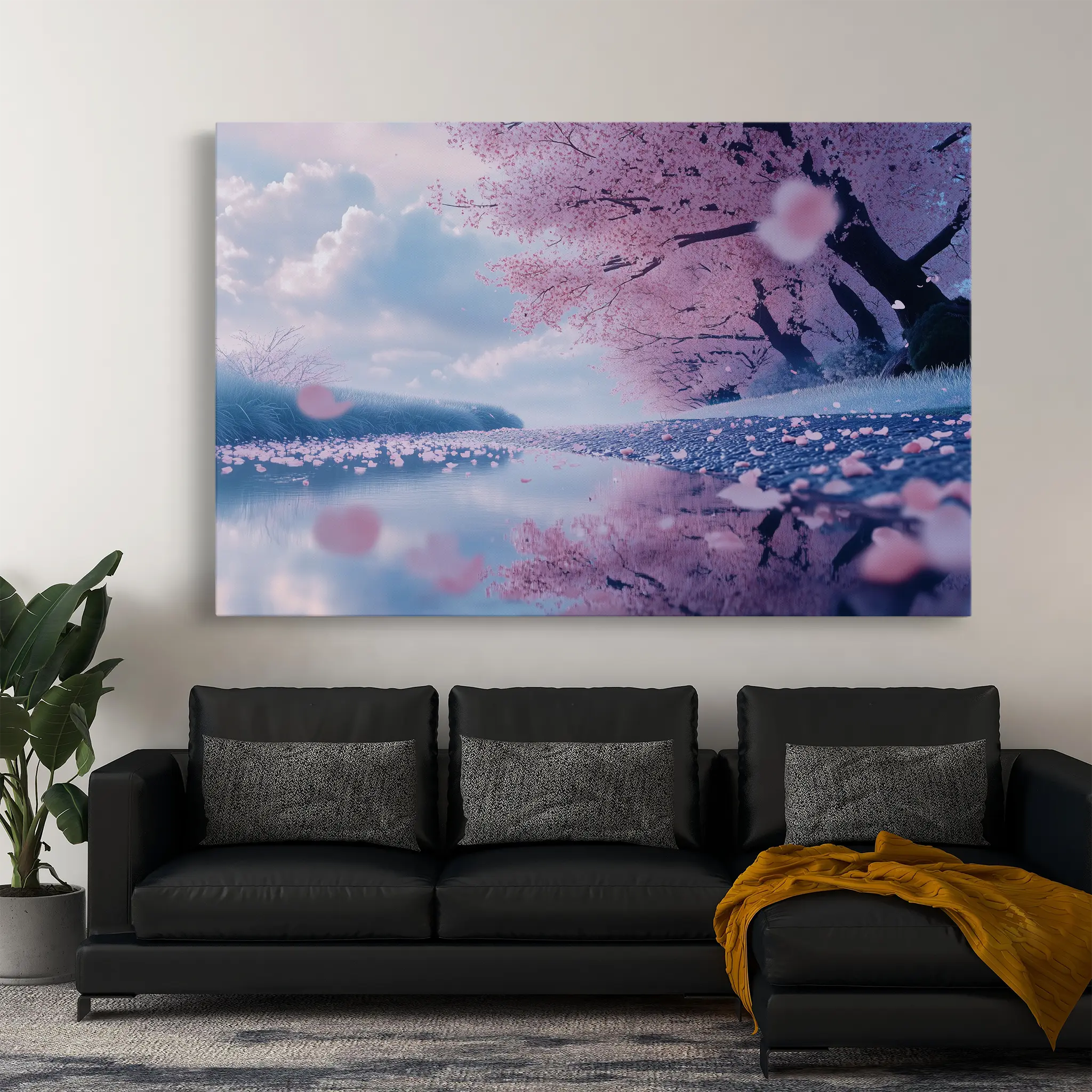 Landscape Canvas Wall Art WAD289-L 90 x 60 cm / Stretched on hidden frame