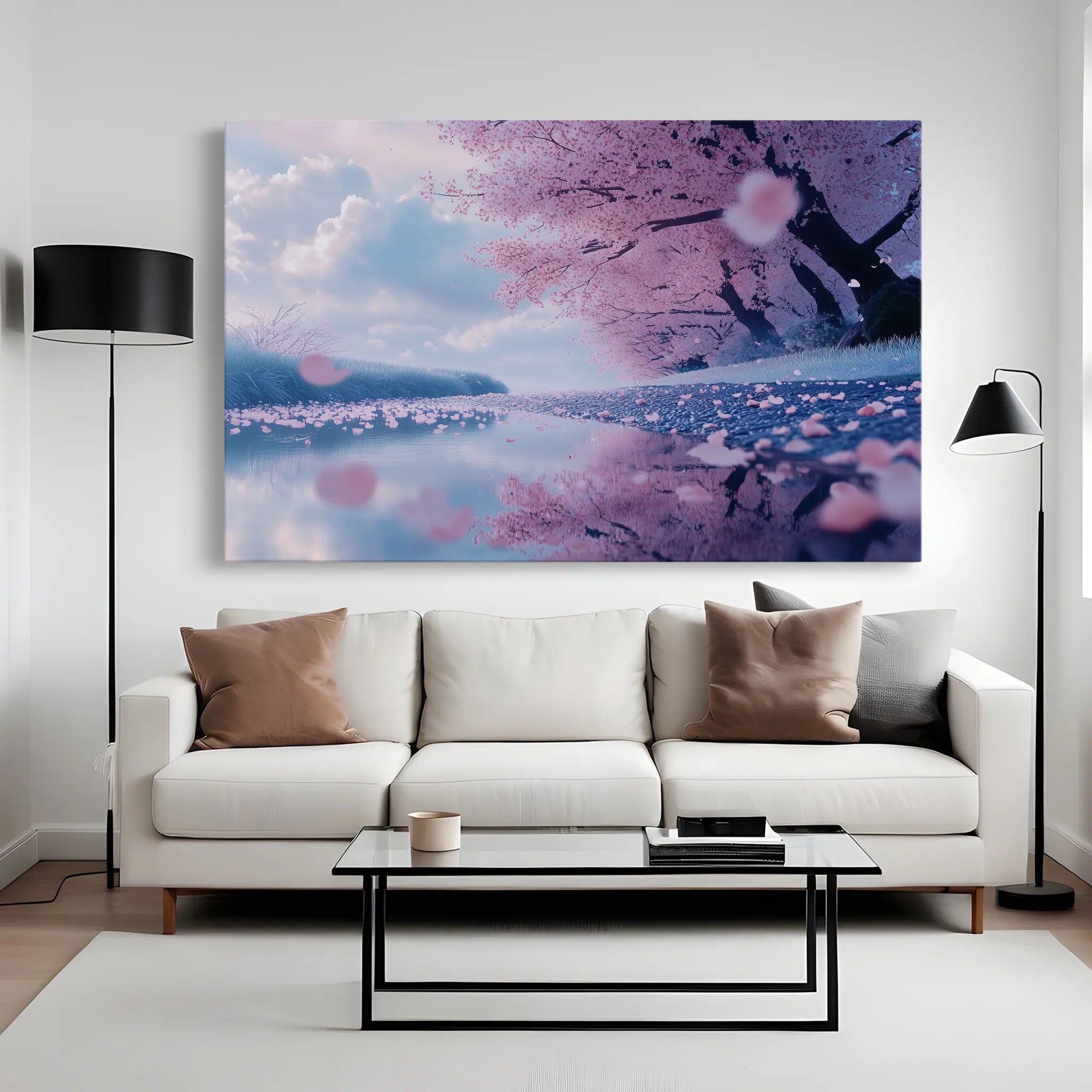 Landscape Canvas Wall Art WAD289-L 90 x 60 cm / Stretched on hidden frame