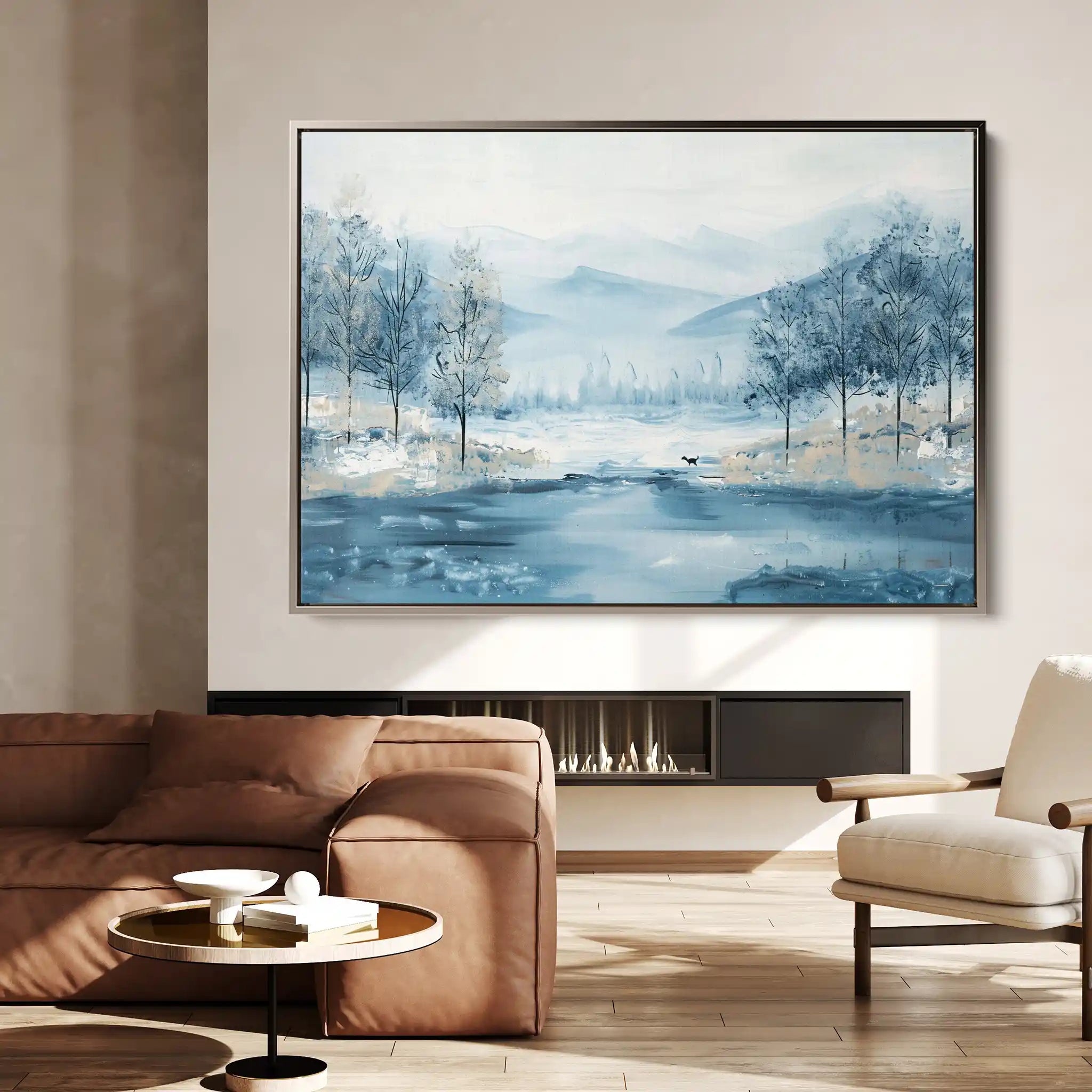 Floral Canvas Wall Art WAD290-F 90 x 60 cm / Stretched on hidden frame