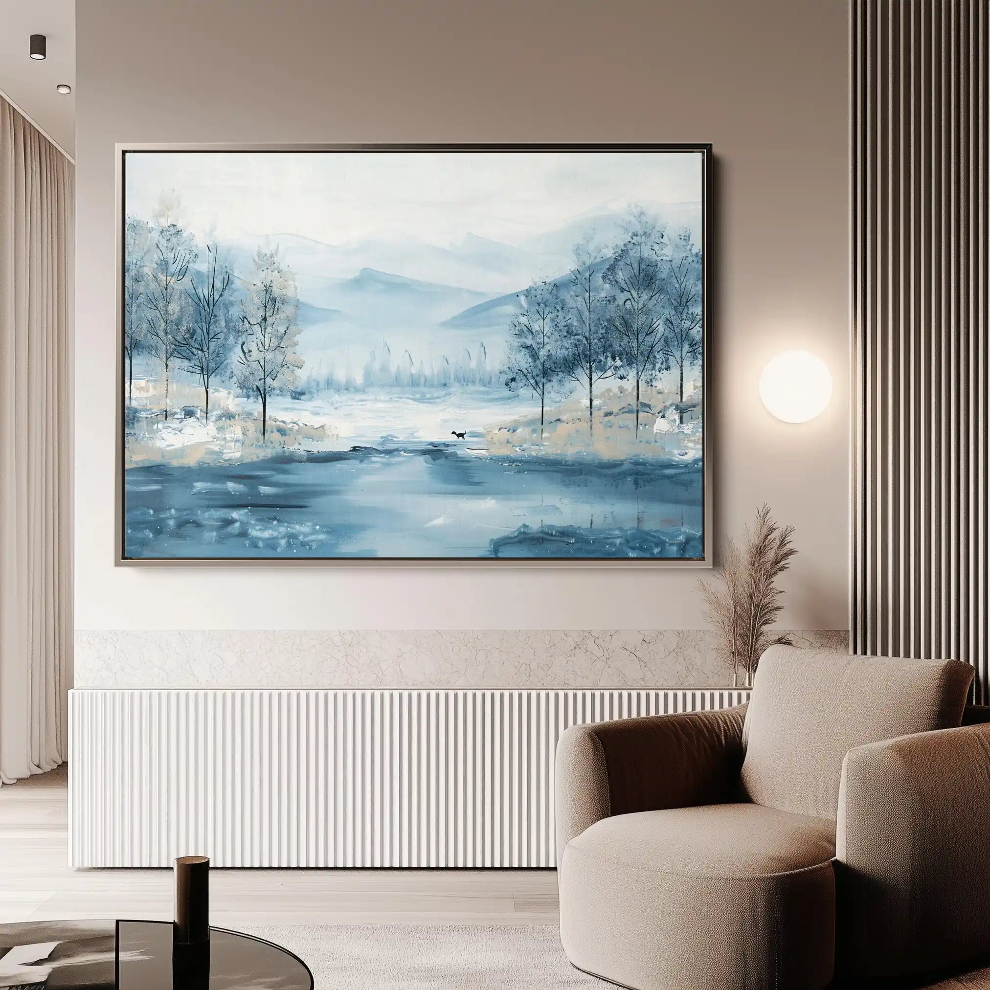 Floral Canvas Wall Art WAD290-F 90 x 60 cm / Stretched on hidden frame