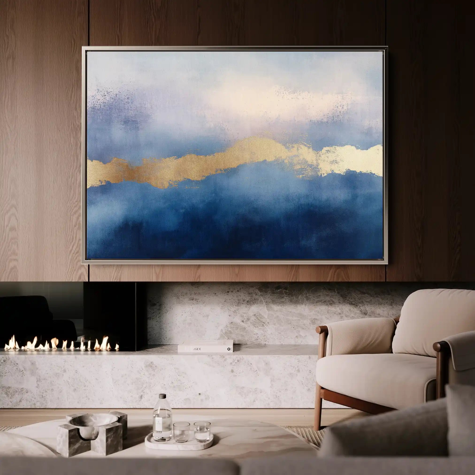 Abstract 291 Canvas Art 60 x 40 cm / Stretched on hidden frame