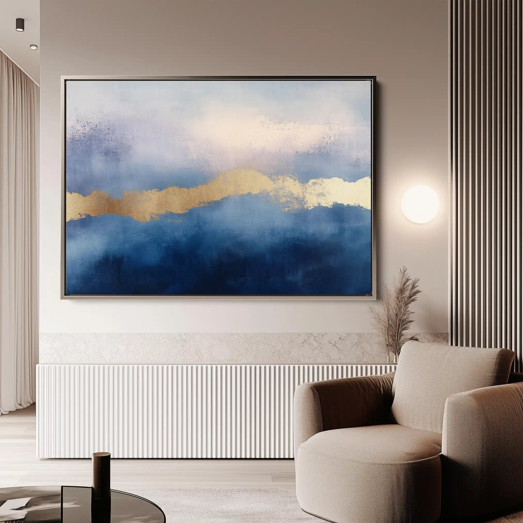 Abstract 291 Canvas Art 60 x 40 cm / Stretched on hidden frame