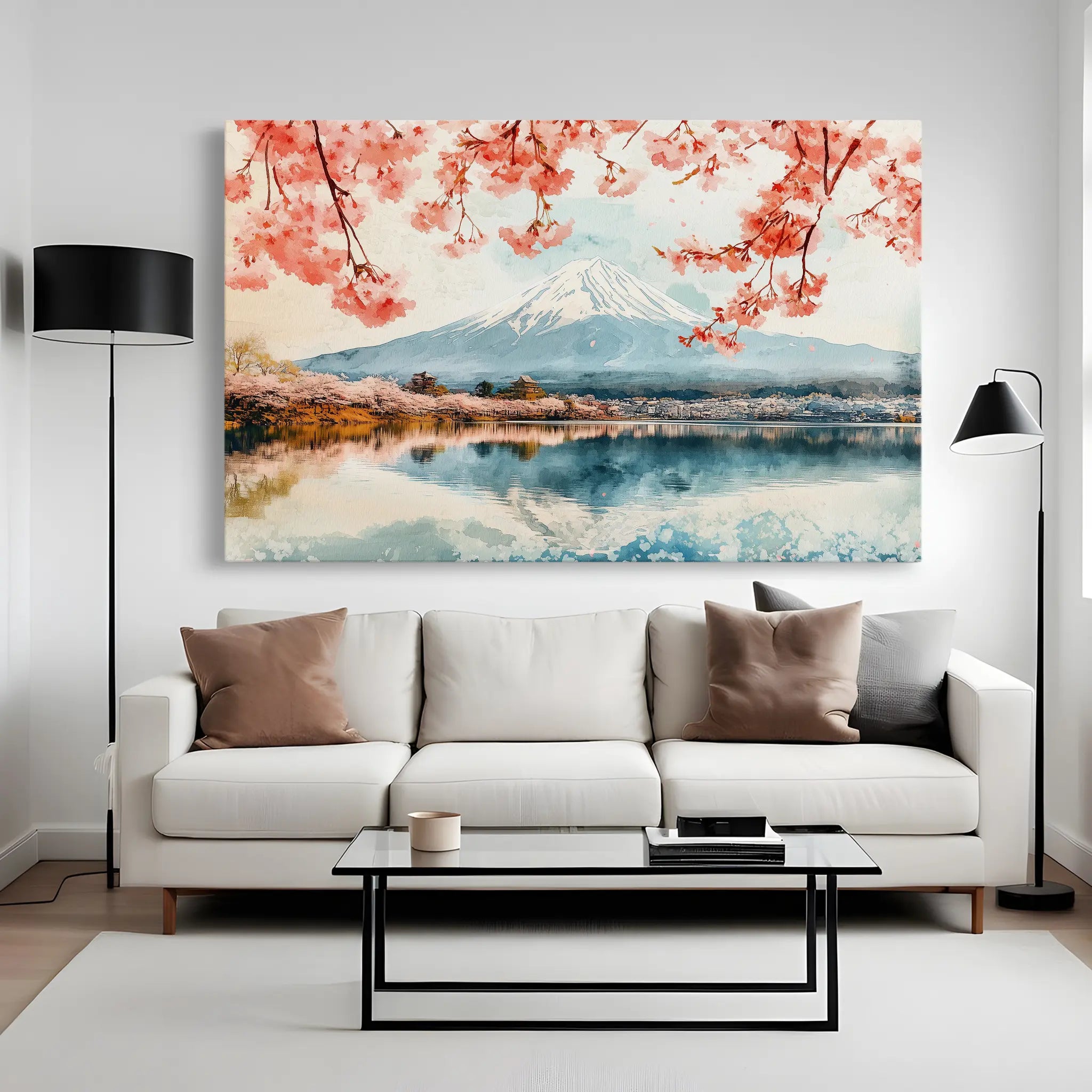 Landscape Canvas Wall Art WAD291-L 90 x 60 cm / Stretched on hidden frame