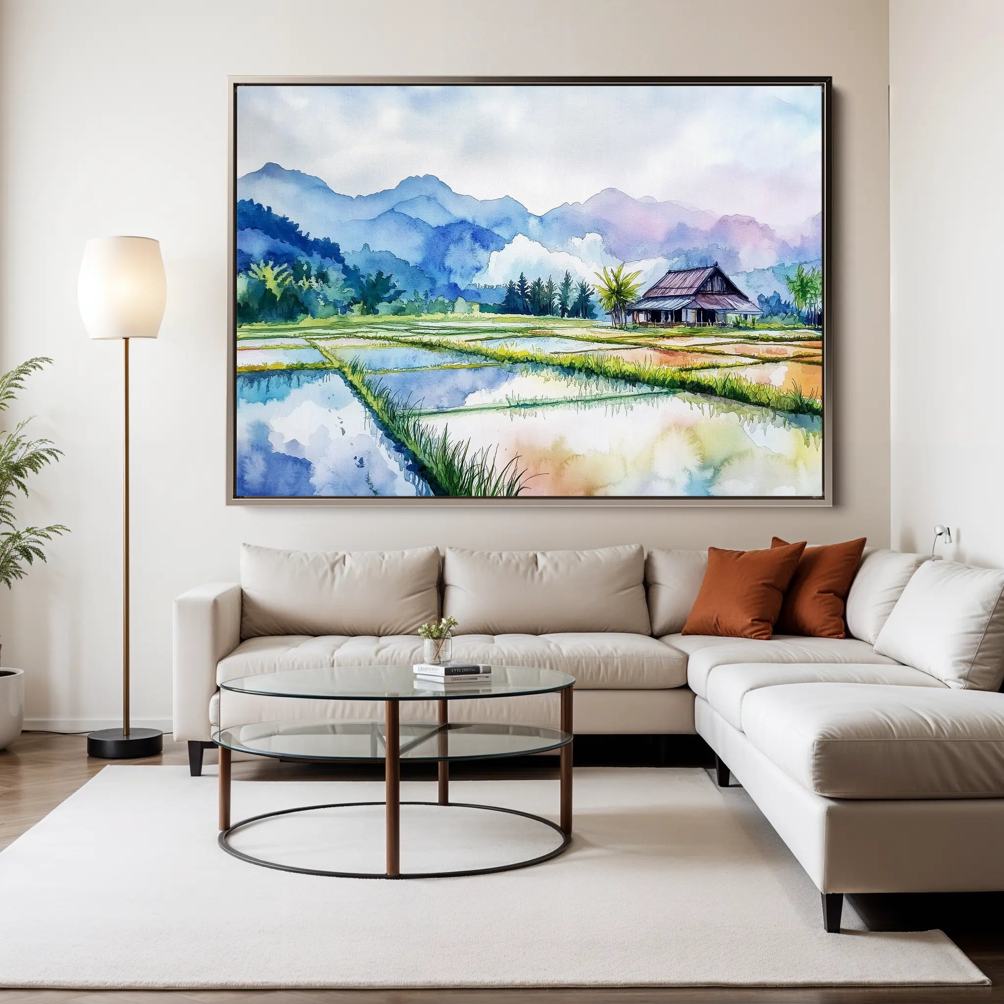 Landscape Canvas Wall Art WAD292-L 90 x 60 cm / Stretched on hidden frame