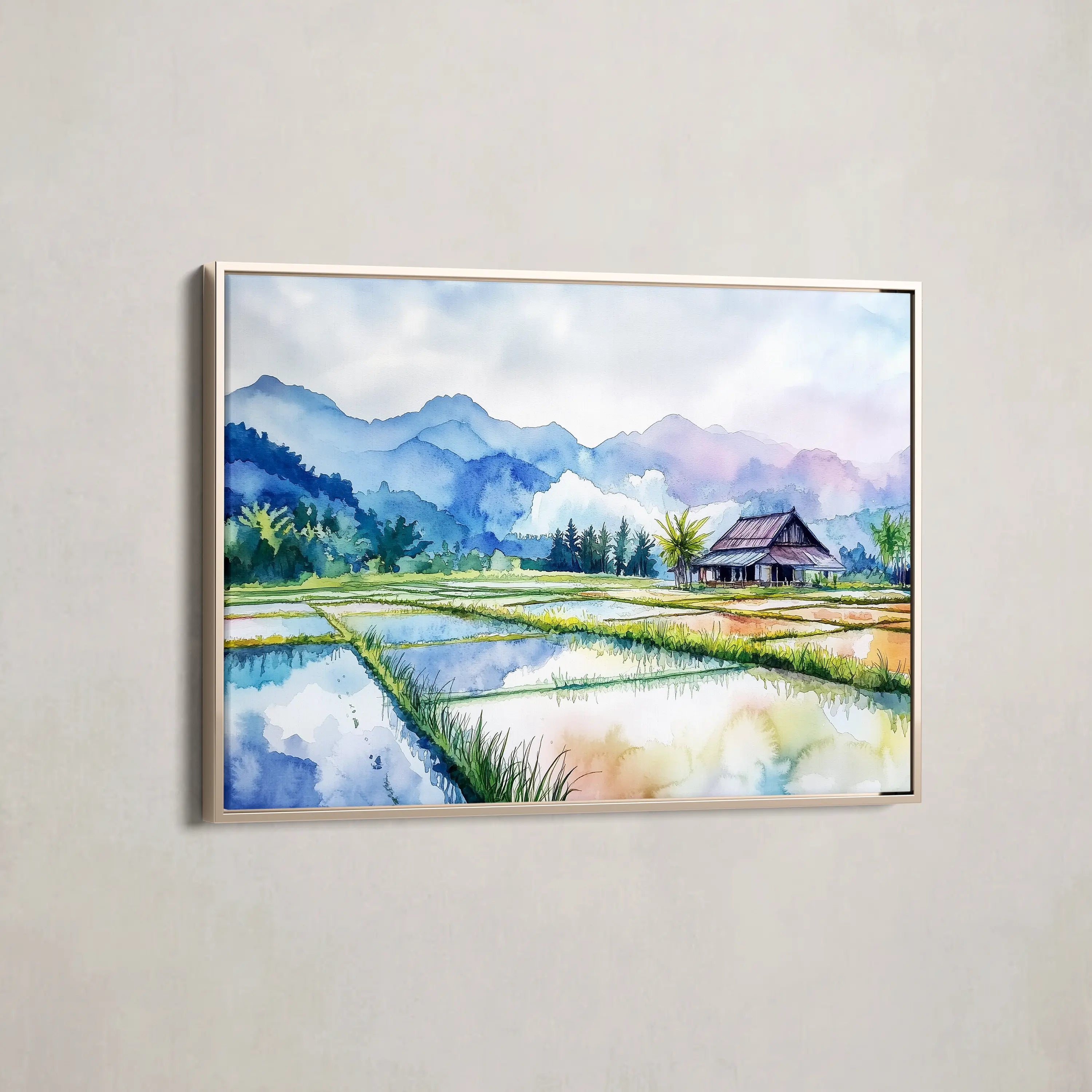 Landscape Canvas Wall Art WAD292-L 90 x 60 cm / Stretched on hidden frame