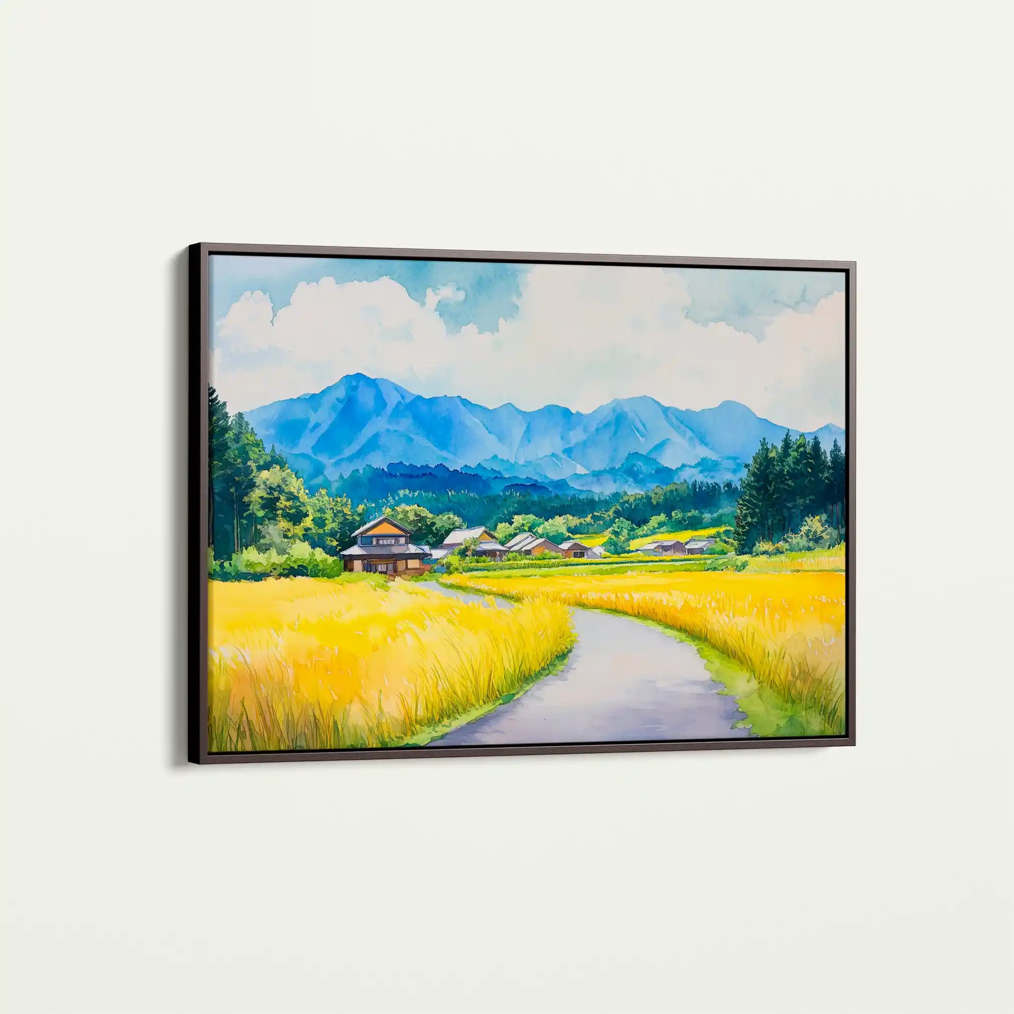 Landscape 293 Canvas Art 90 x 60 cm / Stretched on hidden frame