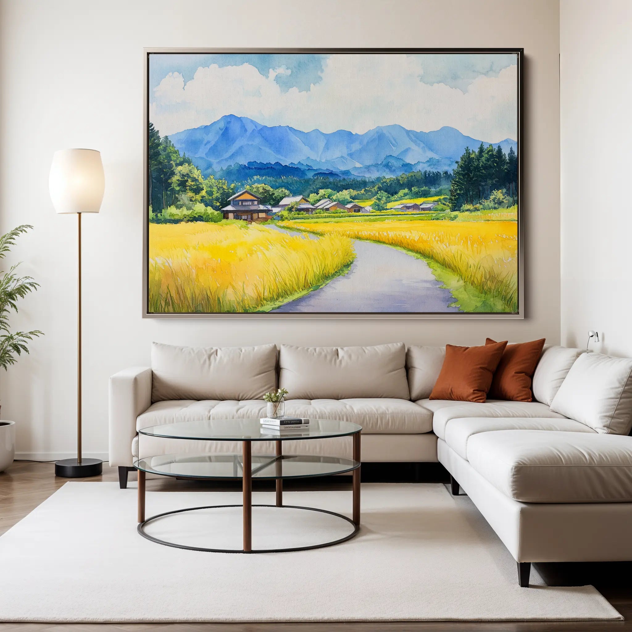 Landscape Canvas Wall Art WAD293-L 90 x 60 cm / Stretched on hidden frame