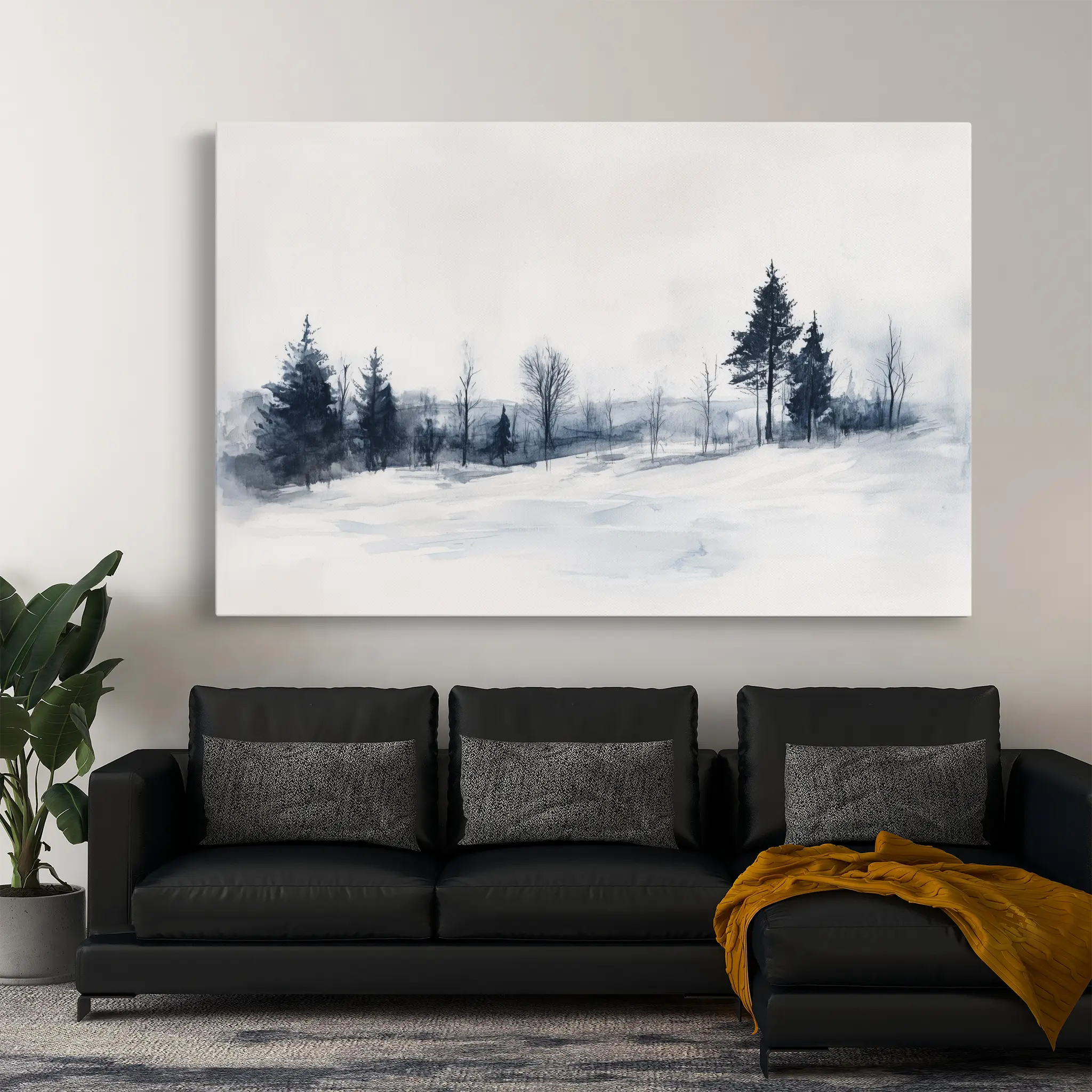 Landscape Canvas Wall Art WAD294-L 90 x 60 cm / Stretched on hidden frame