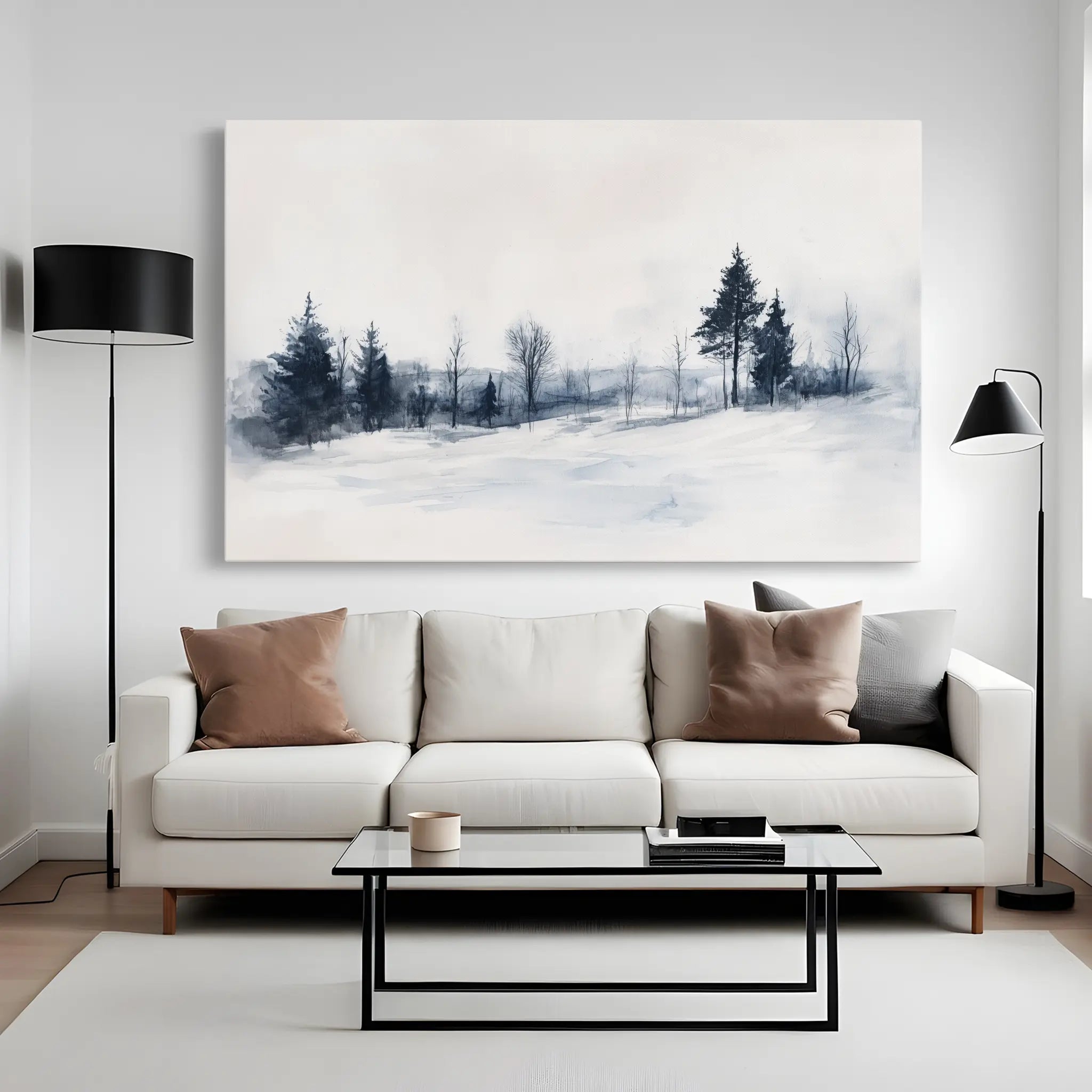 Landscape Canvas Wall Art WAD294-L 90 x 60 cm / Stretched on hidden frame