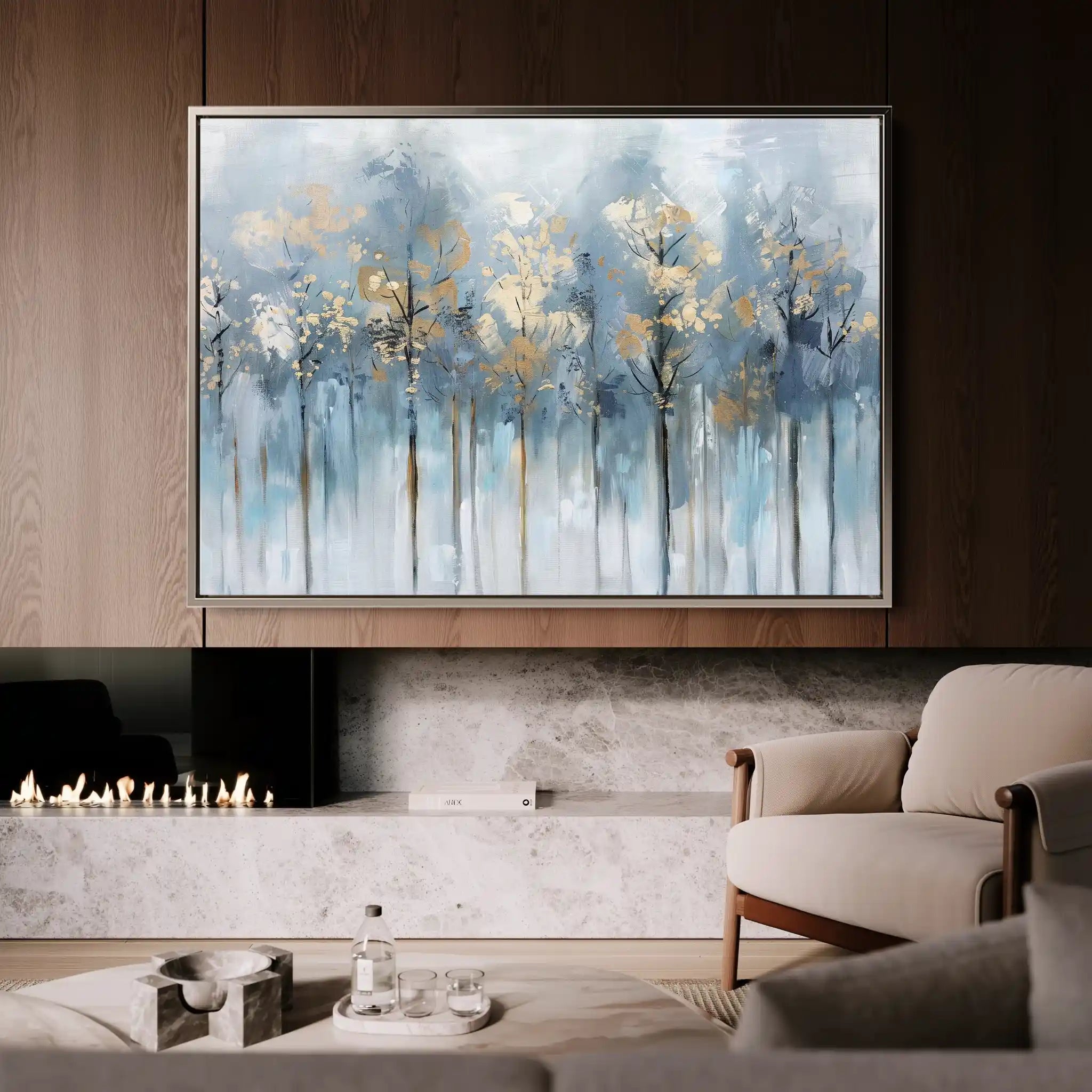 Floral Canvas Wall Art WAD295-F 90 x 60 cm / Stretched on hidden frame