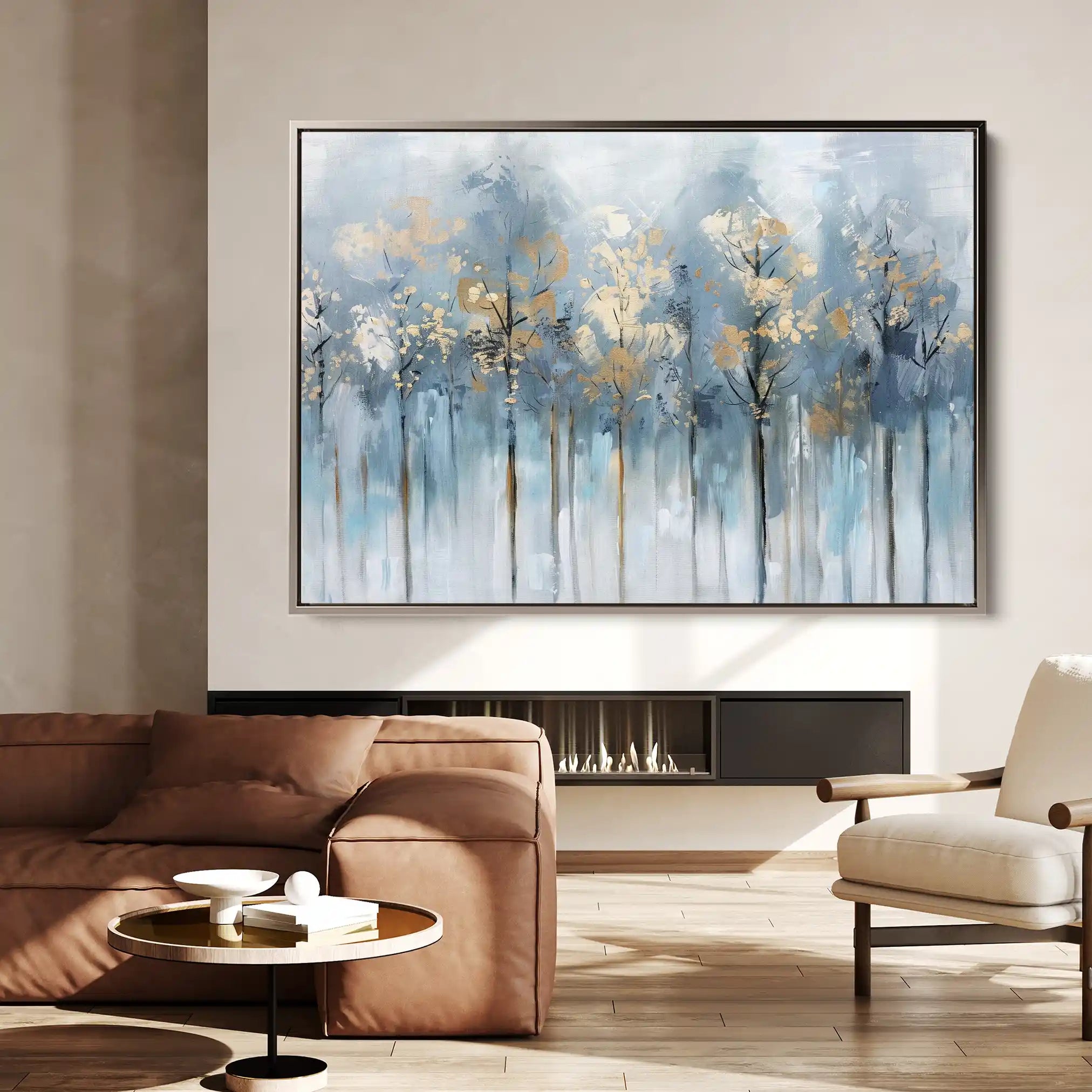Floral Canvas Wall Art WAD295-F 90 x 60 cm / Stretched on hidden frame