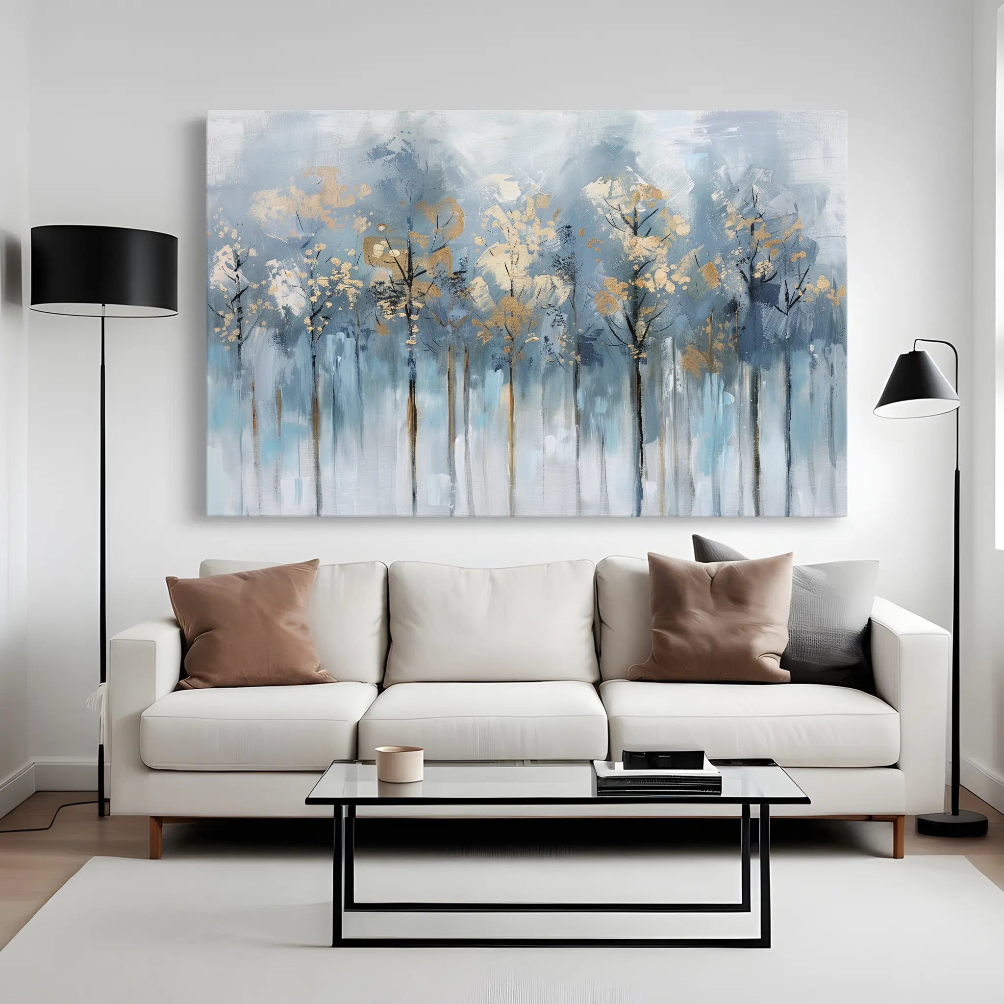 Floral Canvas Wall Art WAD295-F 90 x 60 cm / Stretched on hidden frame