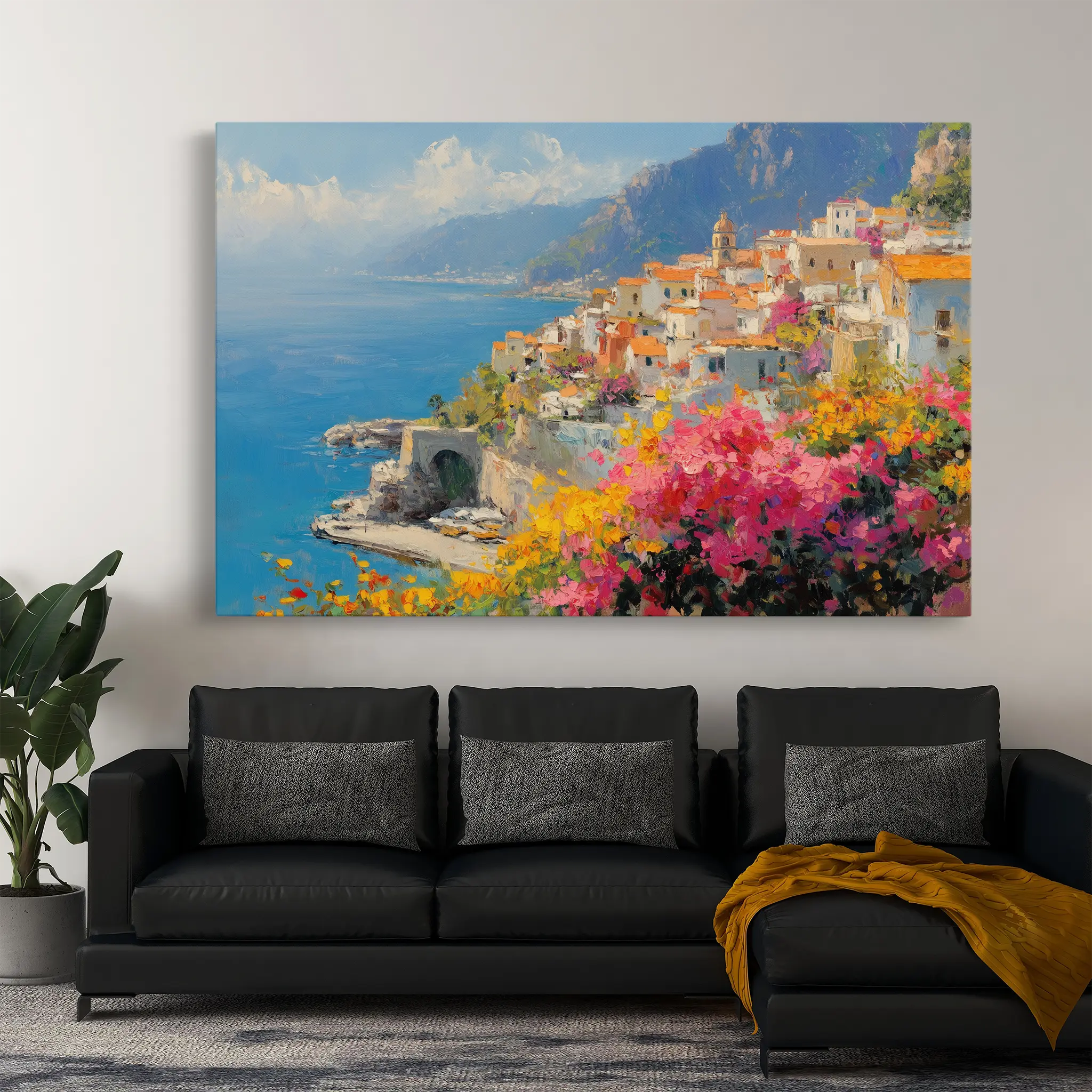 Landscape Canvas Wall Art WAD296-L 90 x 60 cm / Stretched on hidden frame