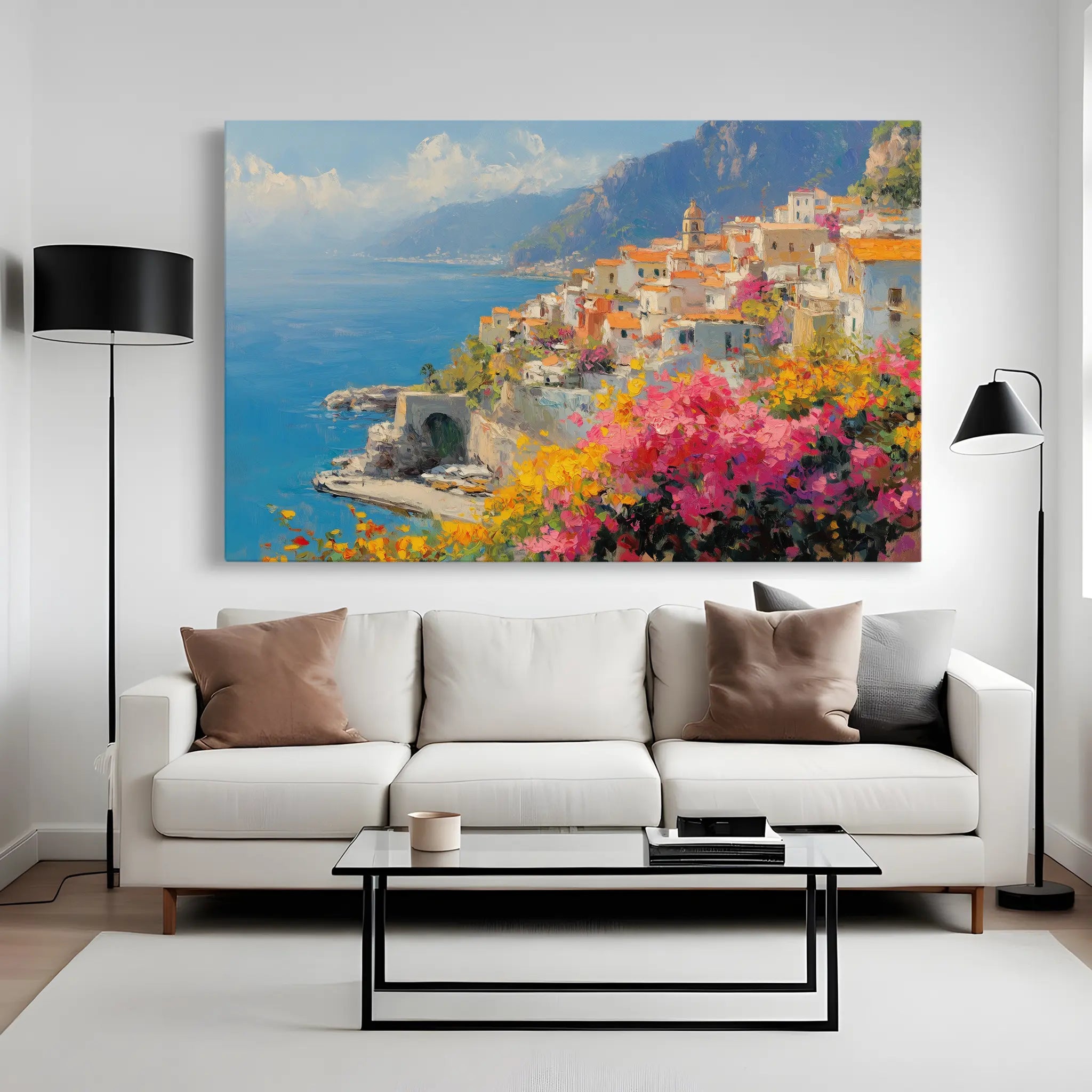 Landscape Canvas Wall Art WAD296-L 90 x 60 cm / Stretched on hidden frame