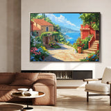Landscape 297 Canvas Art 90 x 60 cm / Stretched on hidden frame