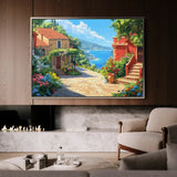 Landscape 297 Canvas Art 90 x 60 cm / Stretched on hidden frame