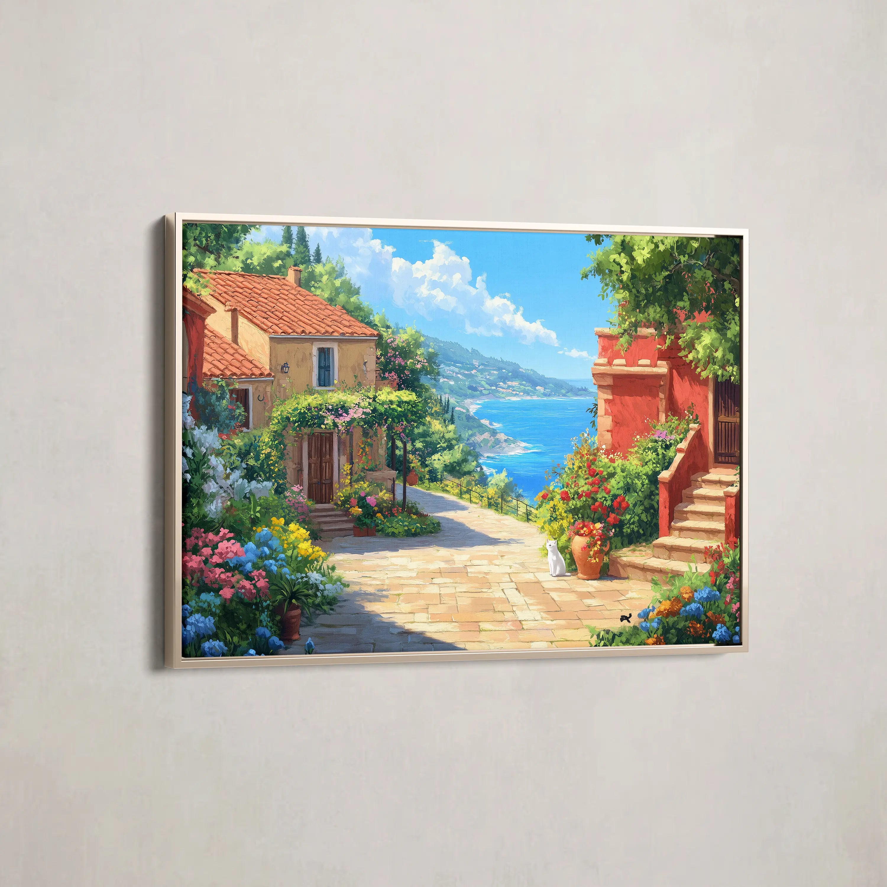 Landscape Canvas Wall Art WAD297-L 90 x 60 cm / Stretched on hidden frame