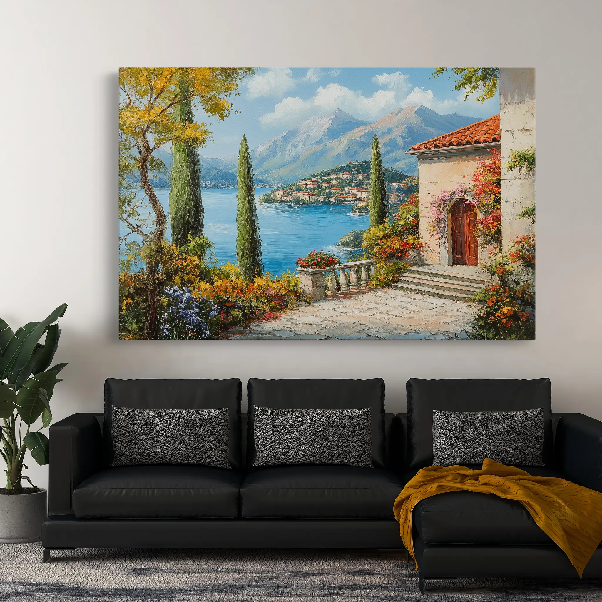 Landscape Canvas Wall Art WAD298-L 90 x 60 cm / Stretched on hidden frame