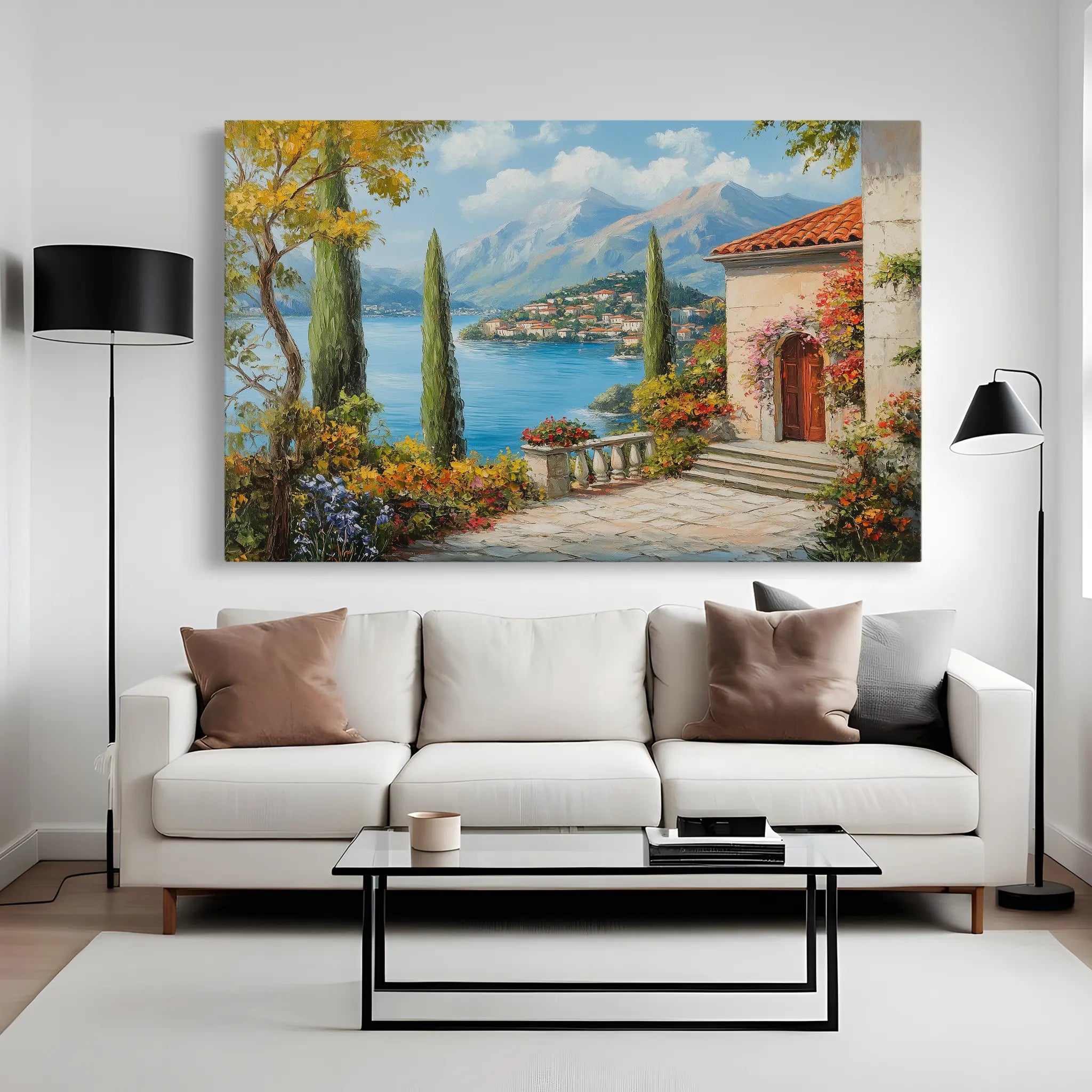 Landscape Canvas Wall Art WAD298-L 90 x 60 cm / Stretched on hidden frame