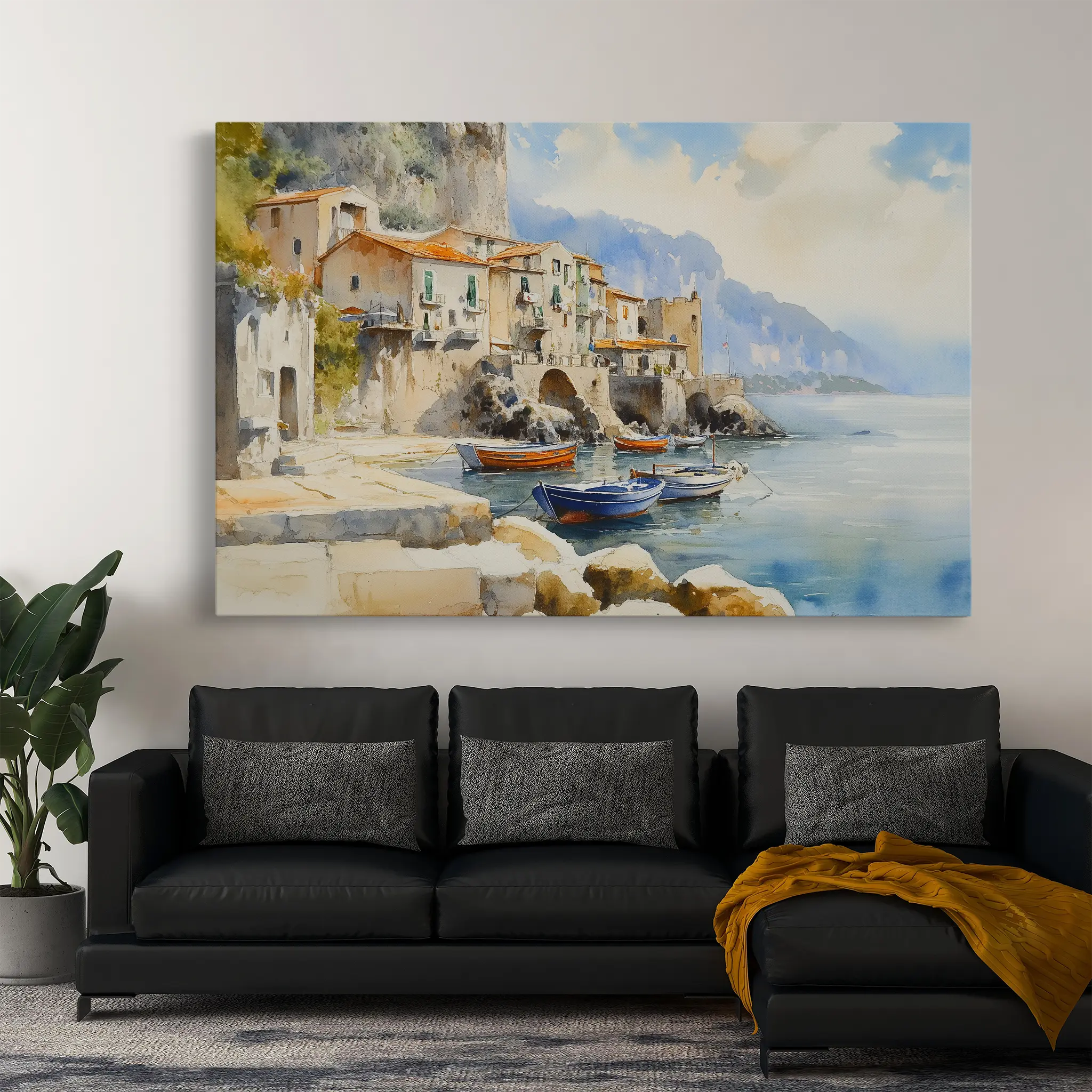 Landscape Canvas Wall Art WAD299-L 90 x 60 cm / Stretched on hidden frame