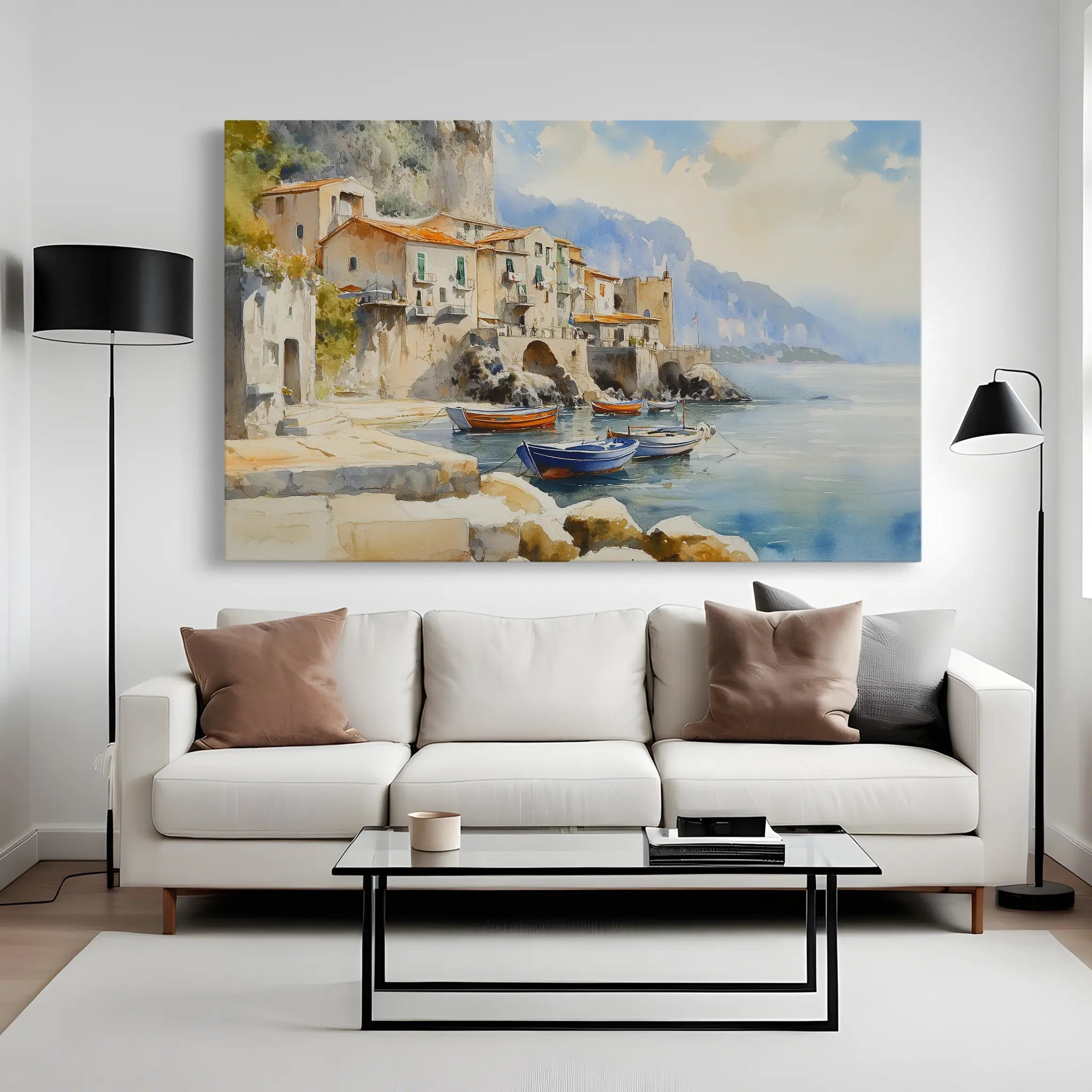 Landscape Canvas Wall Art WAD299-L 90 x 60 cm / Stretched on hidden frame