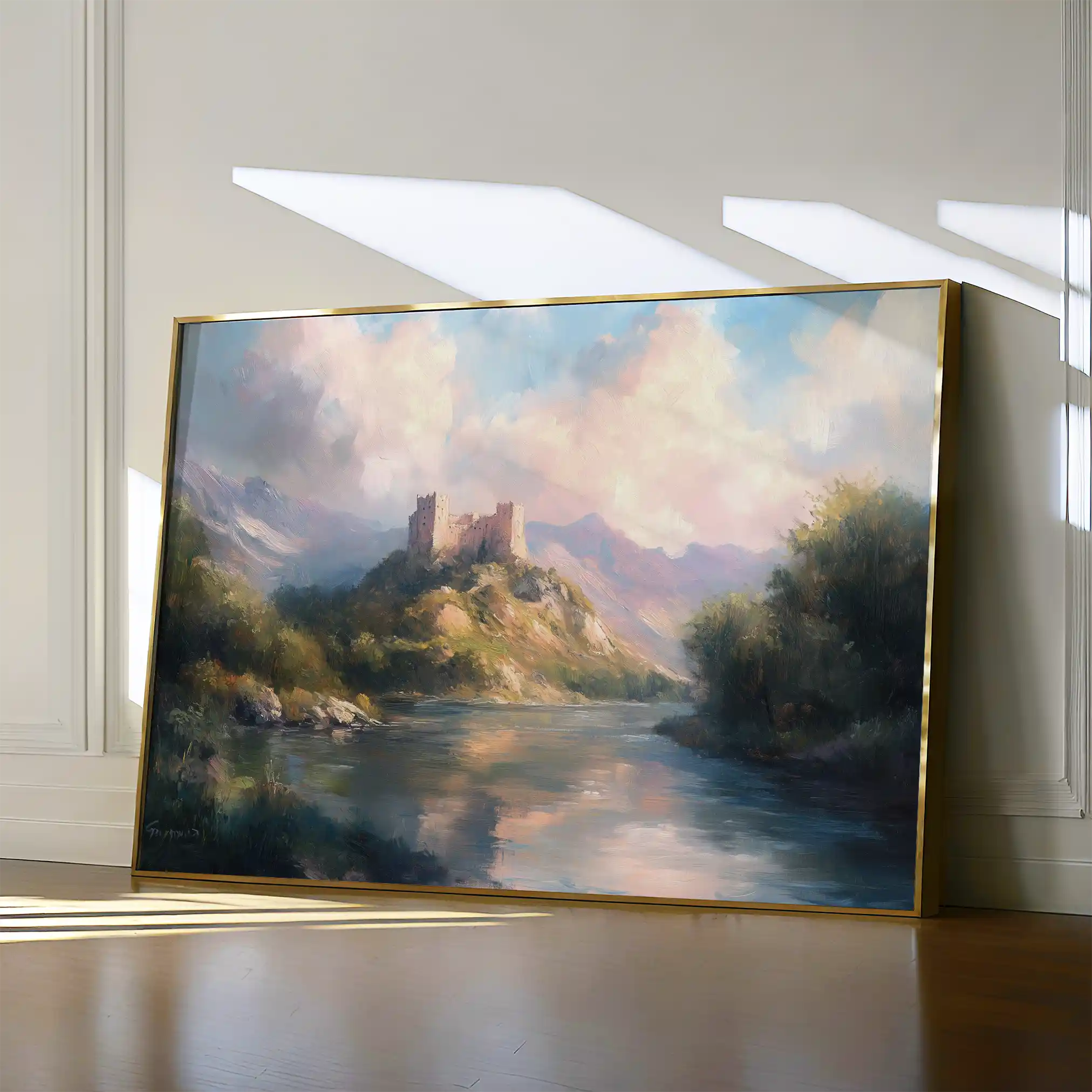 Landscape 300 Canvas Art 90 x 60 cm / Stretched on hidden frame