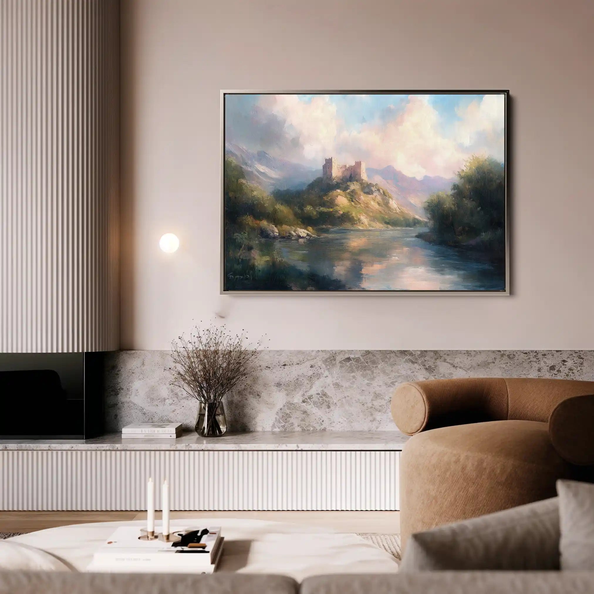 Landscape 300 Canvas Art 90 x 60 cm / Stretched on hidden frame