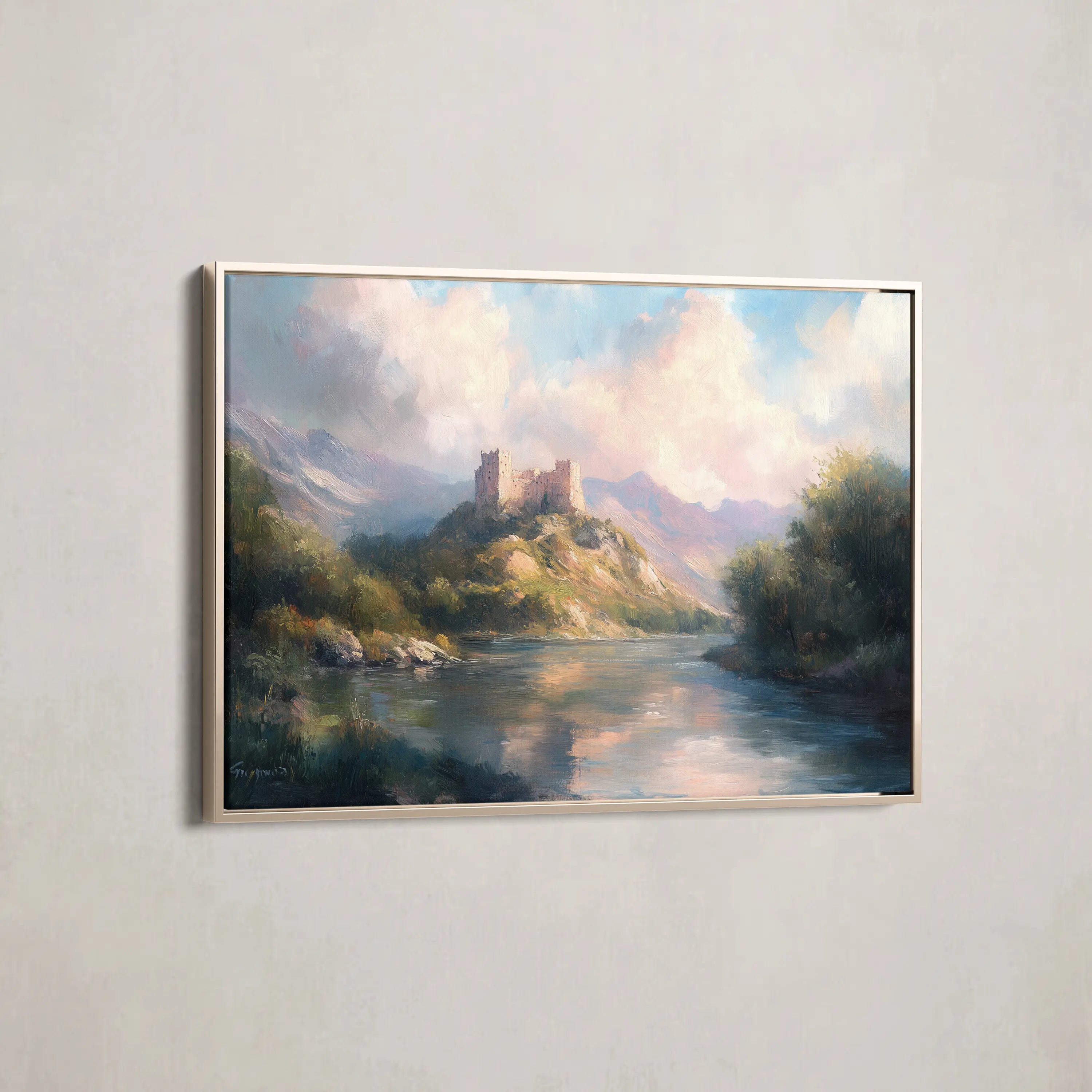 Landscape Canvas Wall Art WAD300-L 90 x 60 cm / Stretched on hidden frame