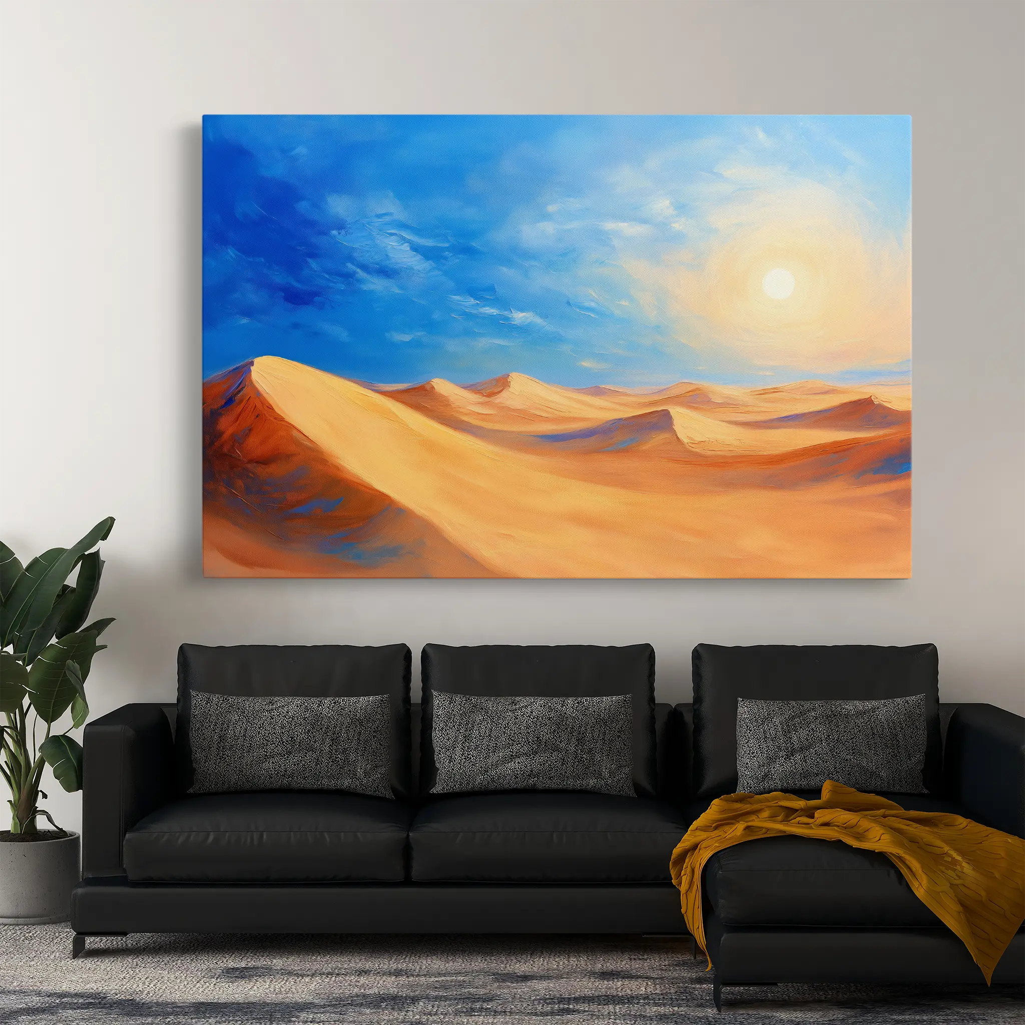 Landscape Canvas Wall Art WAD301-L 90 x 60 cm / Stretched on hidden frame