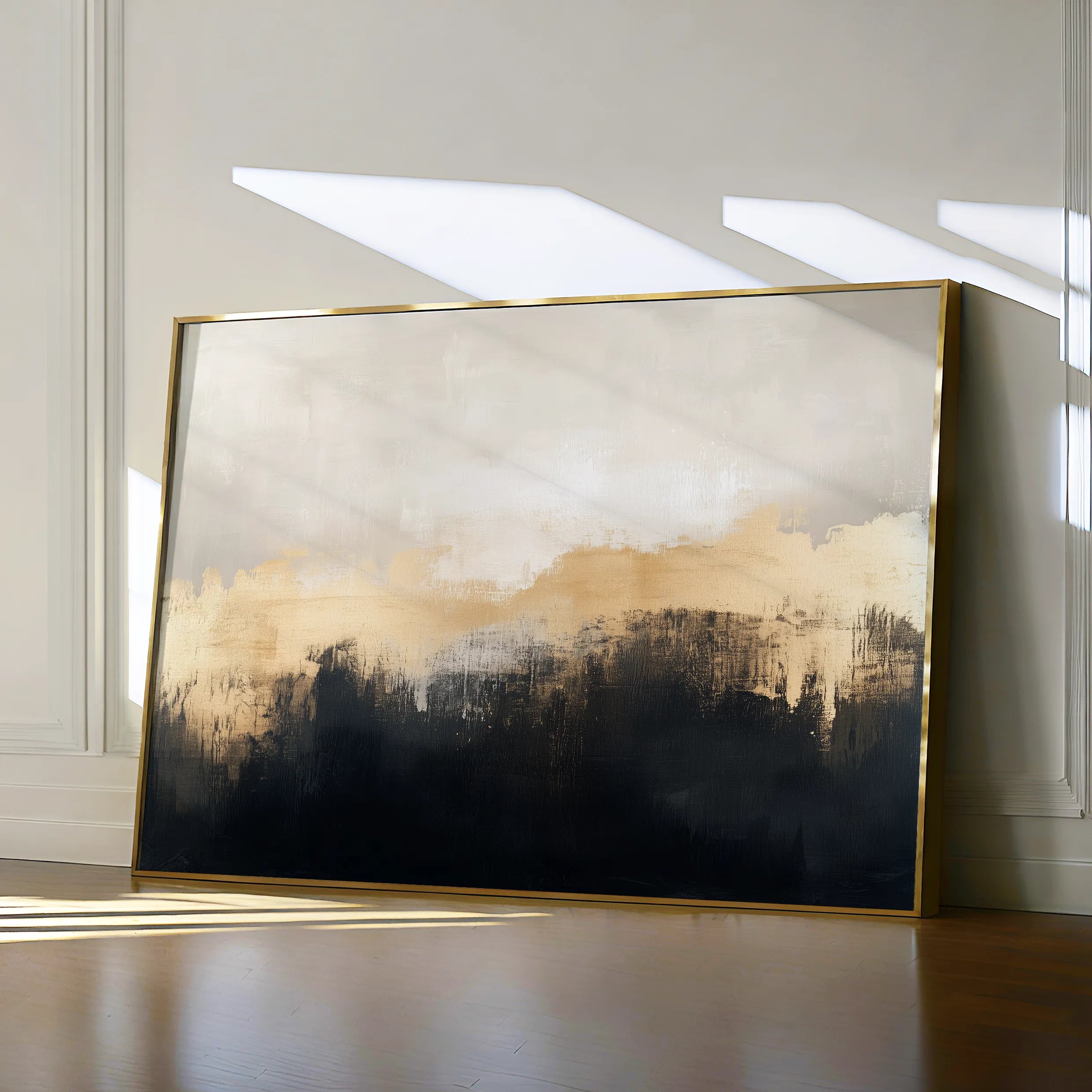 Abstract Canvas Wall Art WAD302-A 90 x 60 cm / Stretched on hidden frame