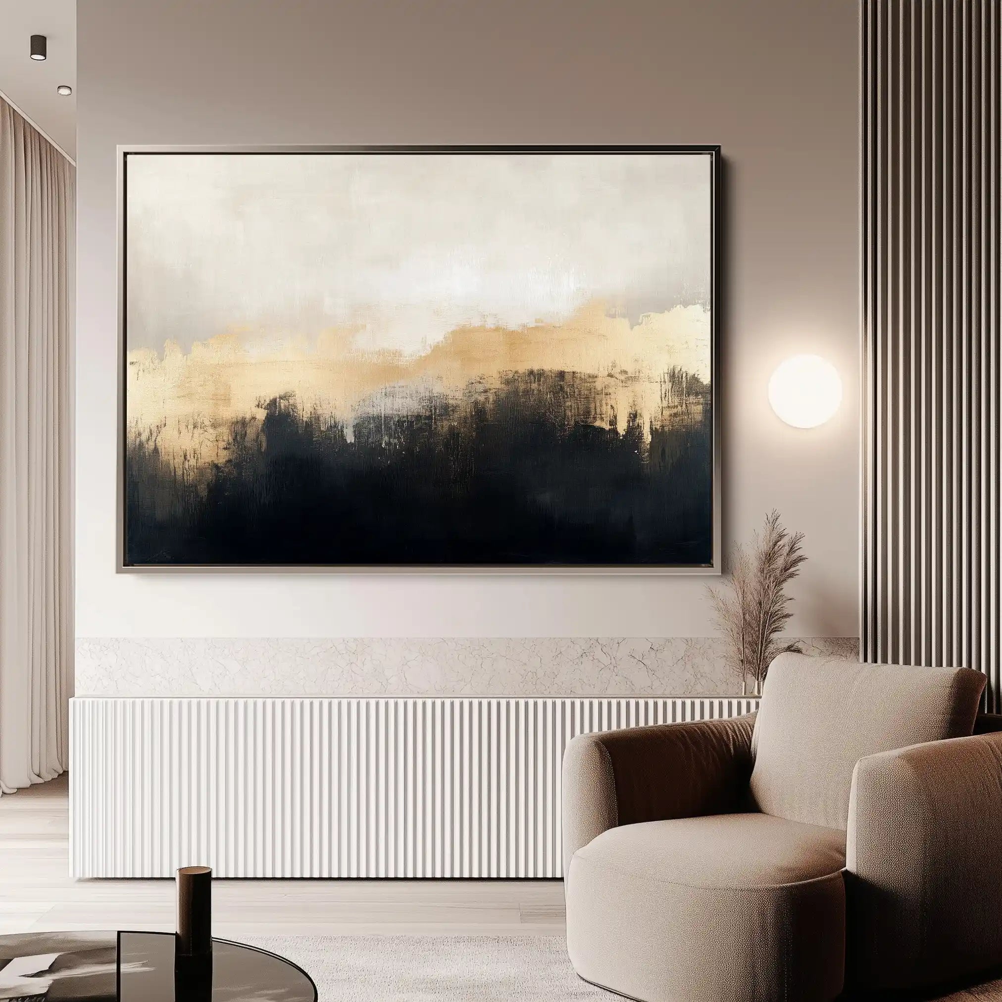 Abstract 302 Canvas Art 60 x 40 cm / Stretched on hidden frame