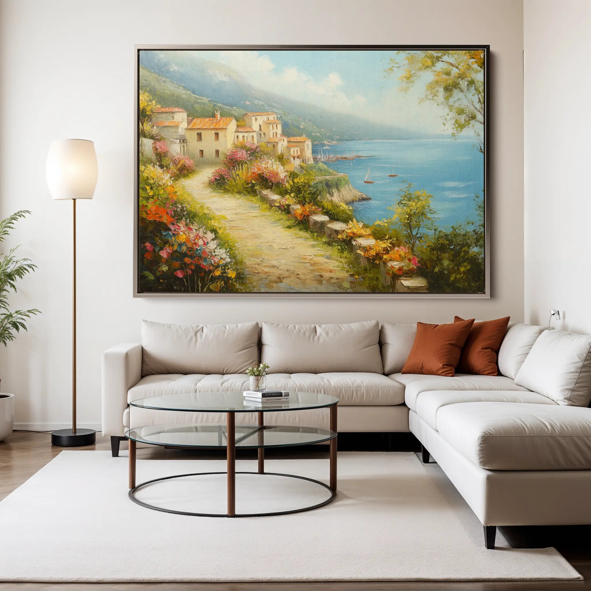 Landscape Canvas Wall Art WAD302-L 90 x 60 cm / Stretched on hidden frame