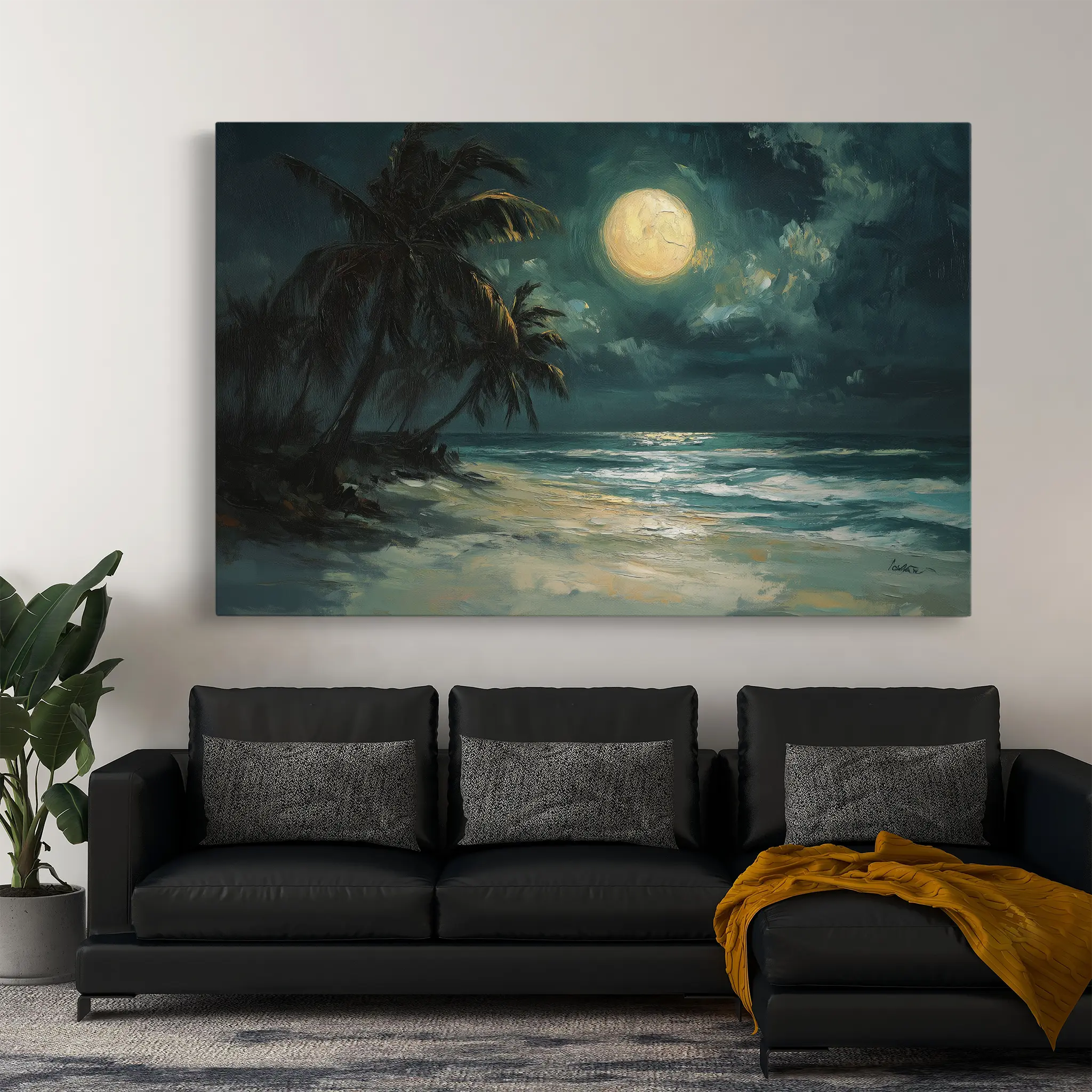 Landscape Canvas Wall Art WAD303-L 90 x 60 cm / Stretched on hidden frame