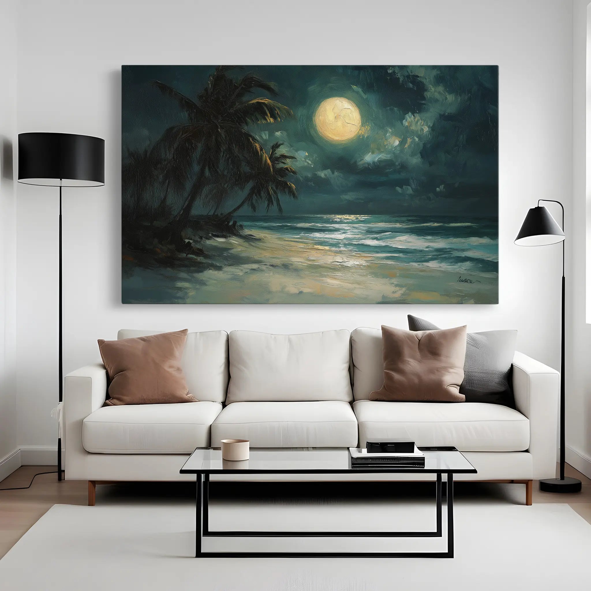 Landscape Canvas Wall Art WAD303-L 90 x 60 cm / Stretched on hidden frame